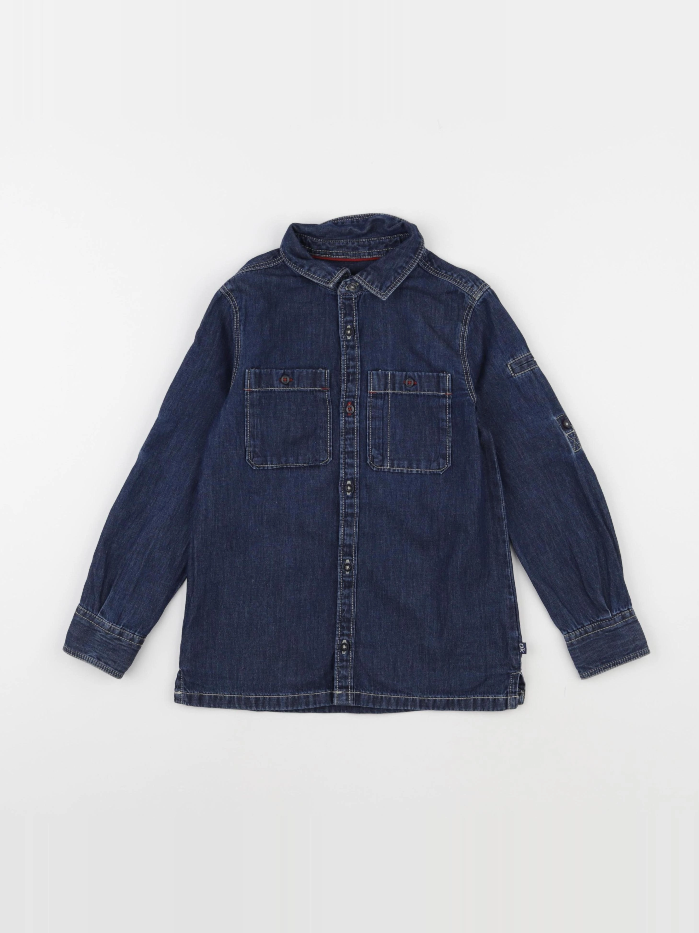 Okaidi - chemise bleu - 6 ans