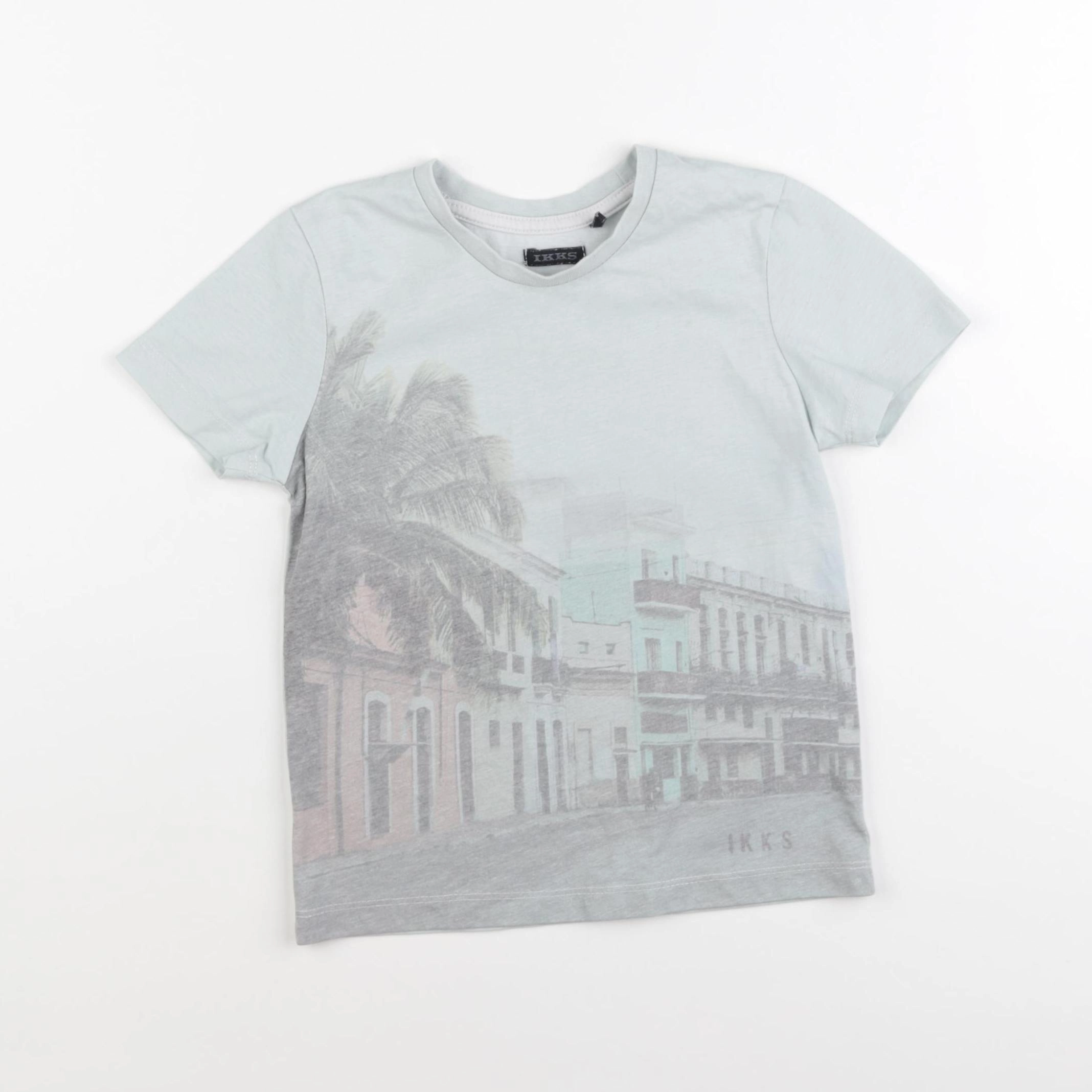 IKKS - tee-shirt bleu - 3 ans