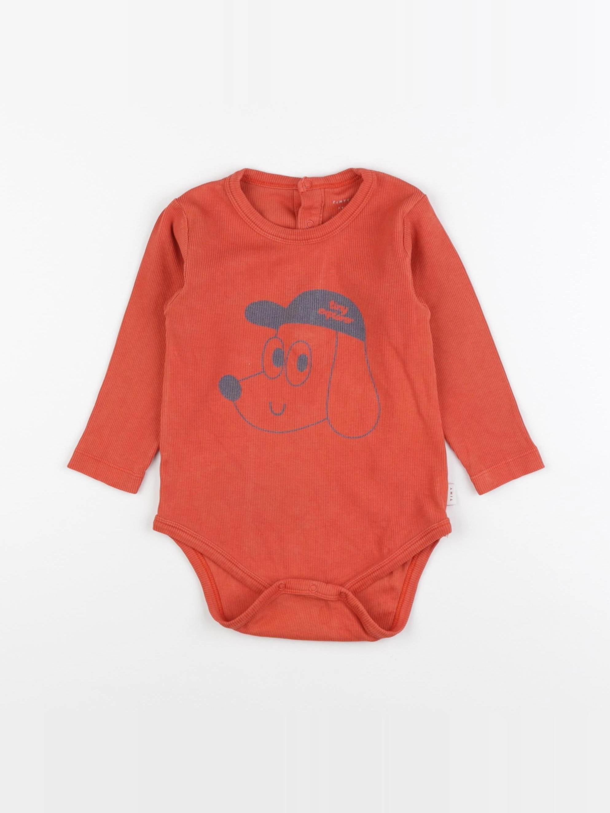 Tiny Cottons - body orange - 18 mois