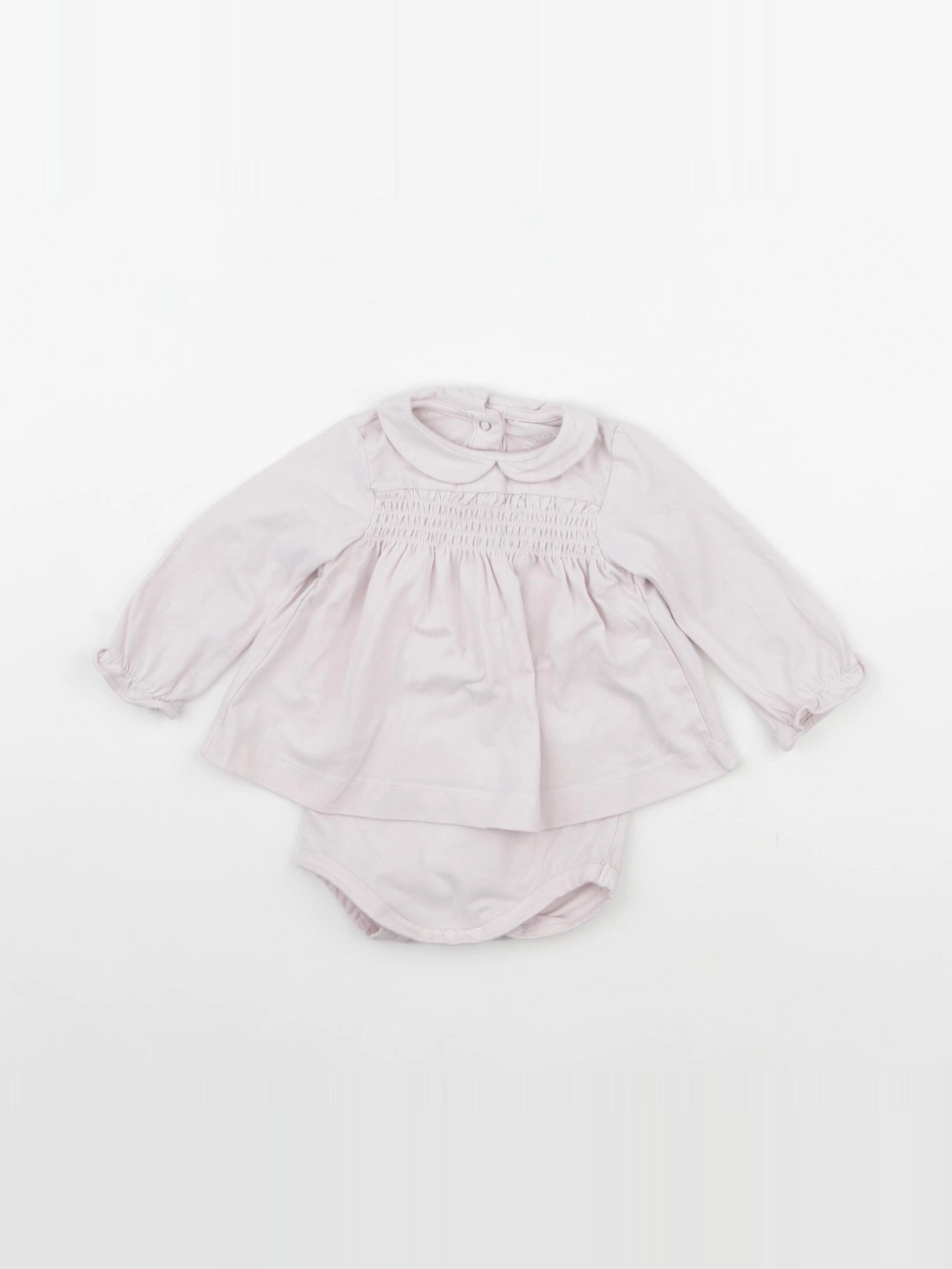 Buissonnière - body blouse rose - 9 mois