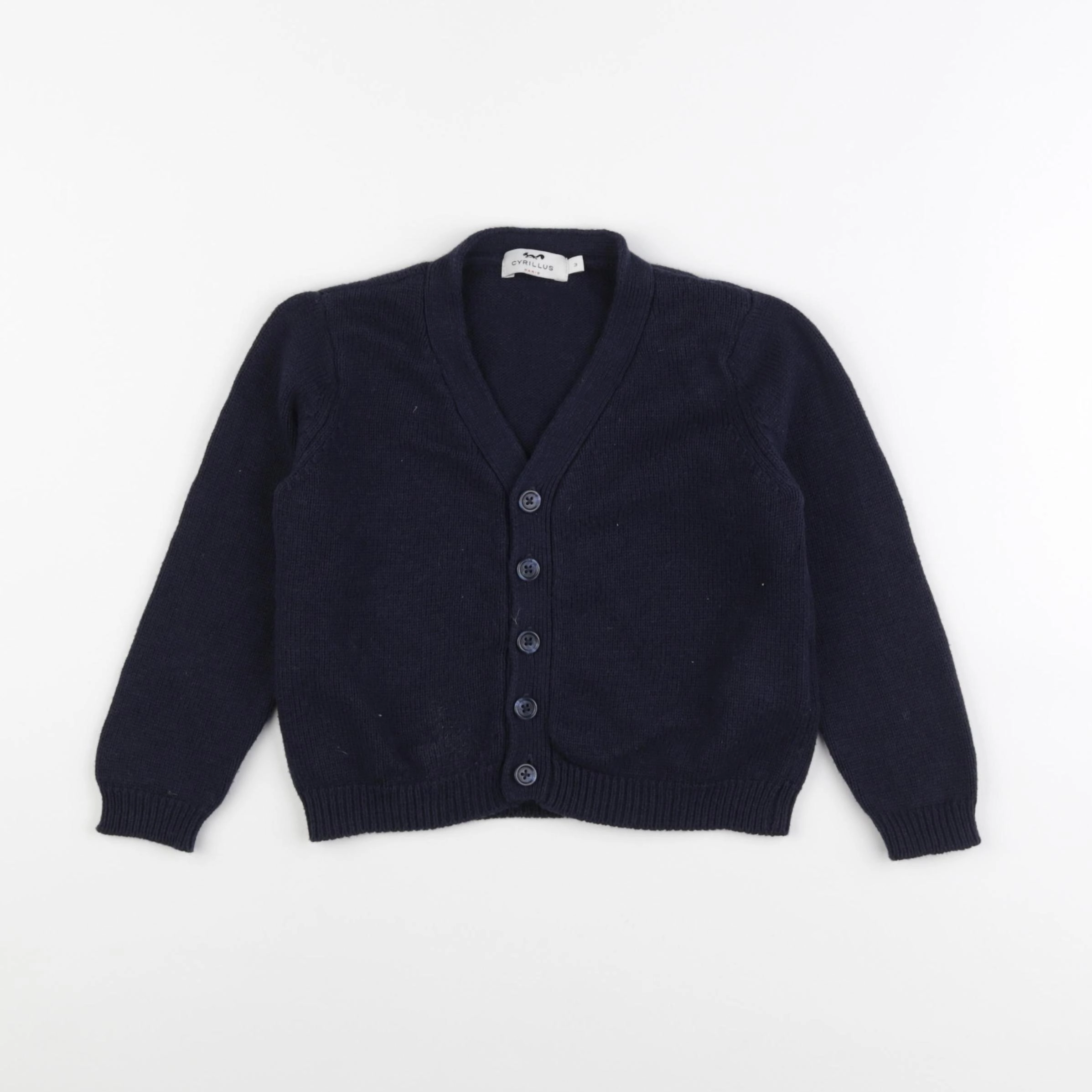 Cyrillus - gilet bleu - 3 ans
