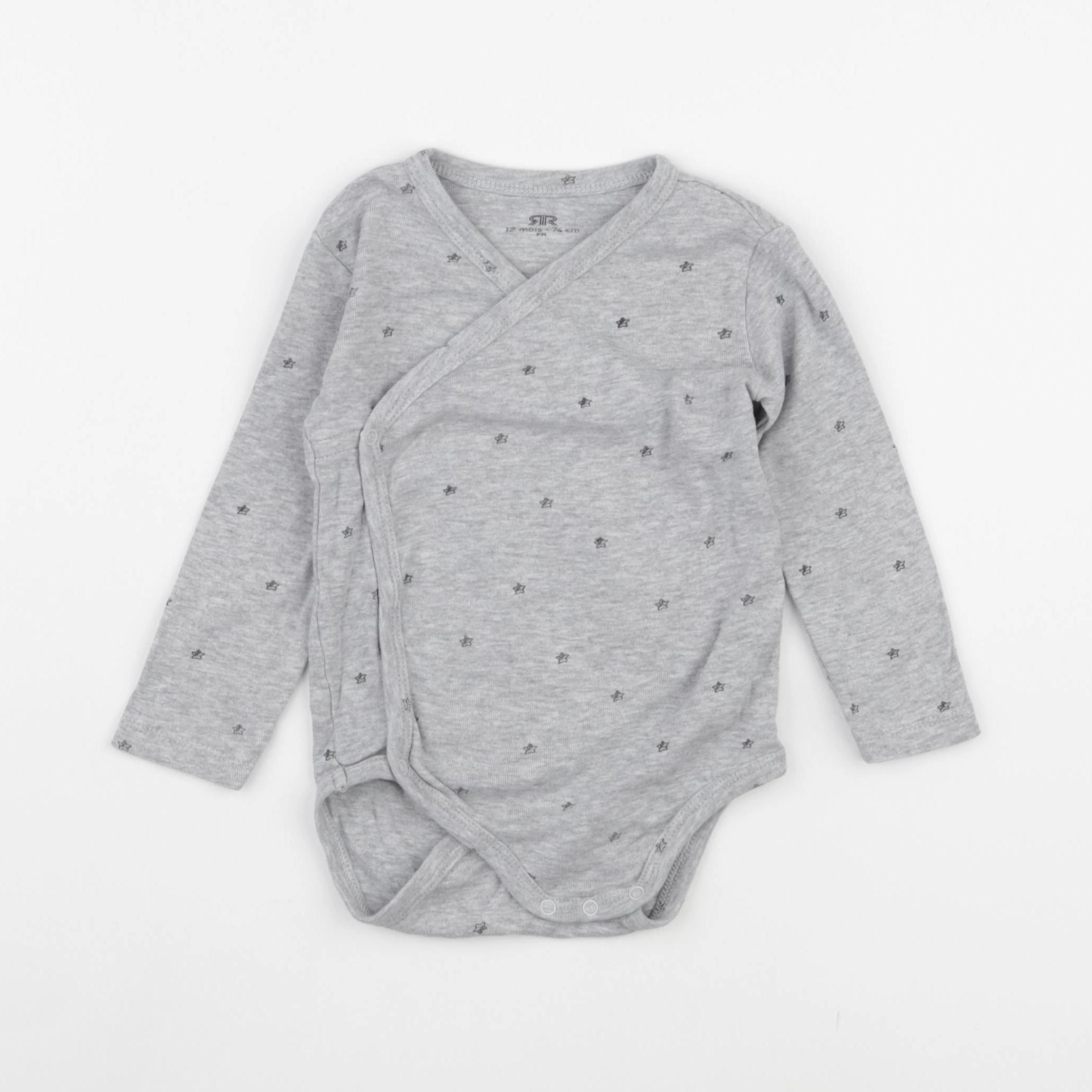 La Redoute - body gris - 12 mois