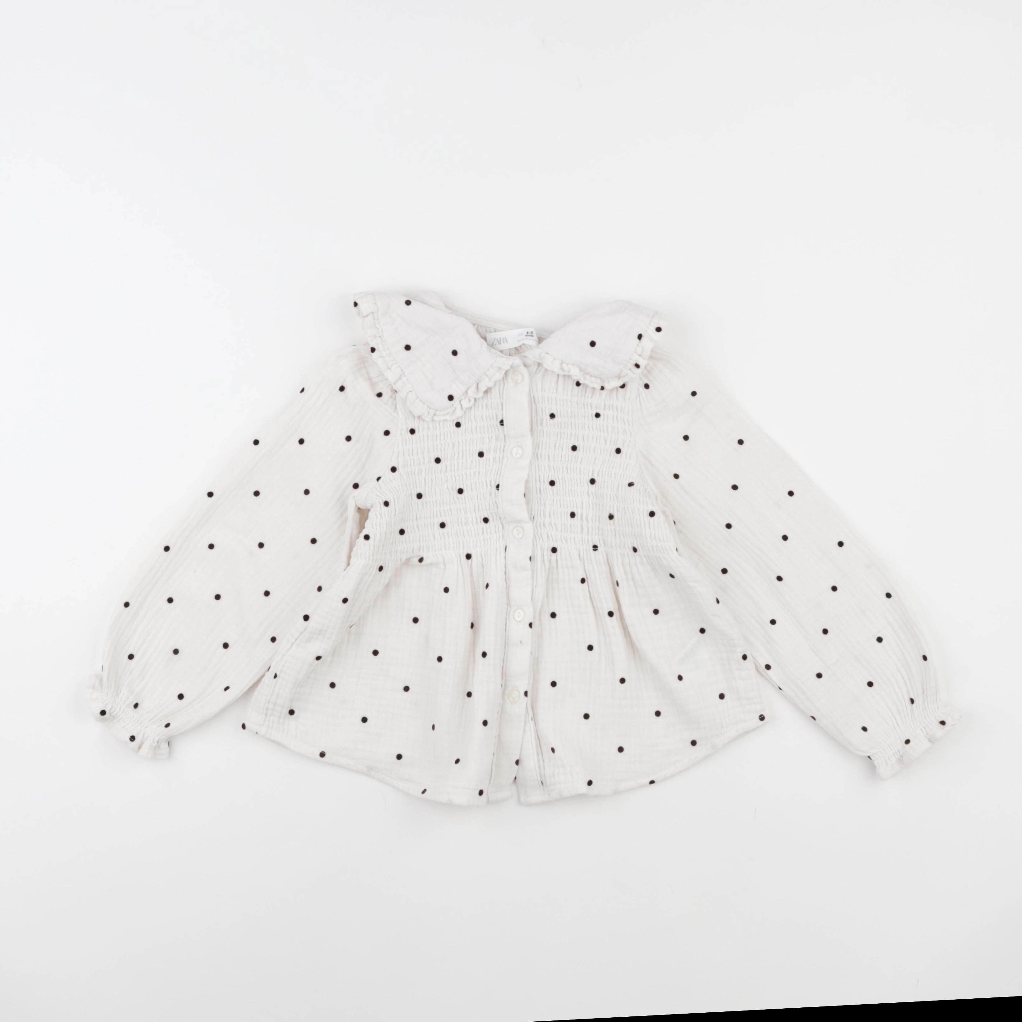 Zara - blouse beige - 4/5 ans