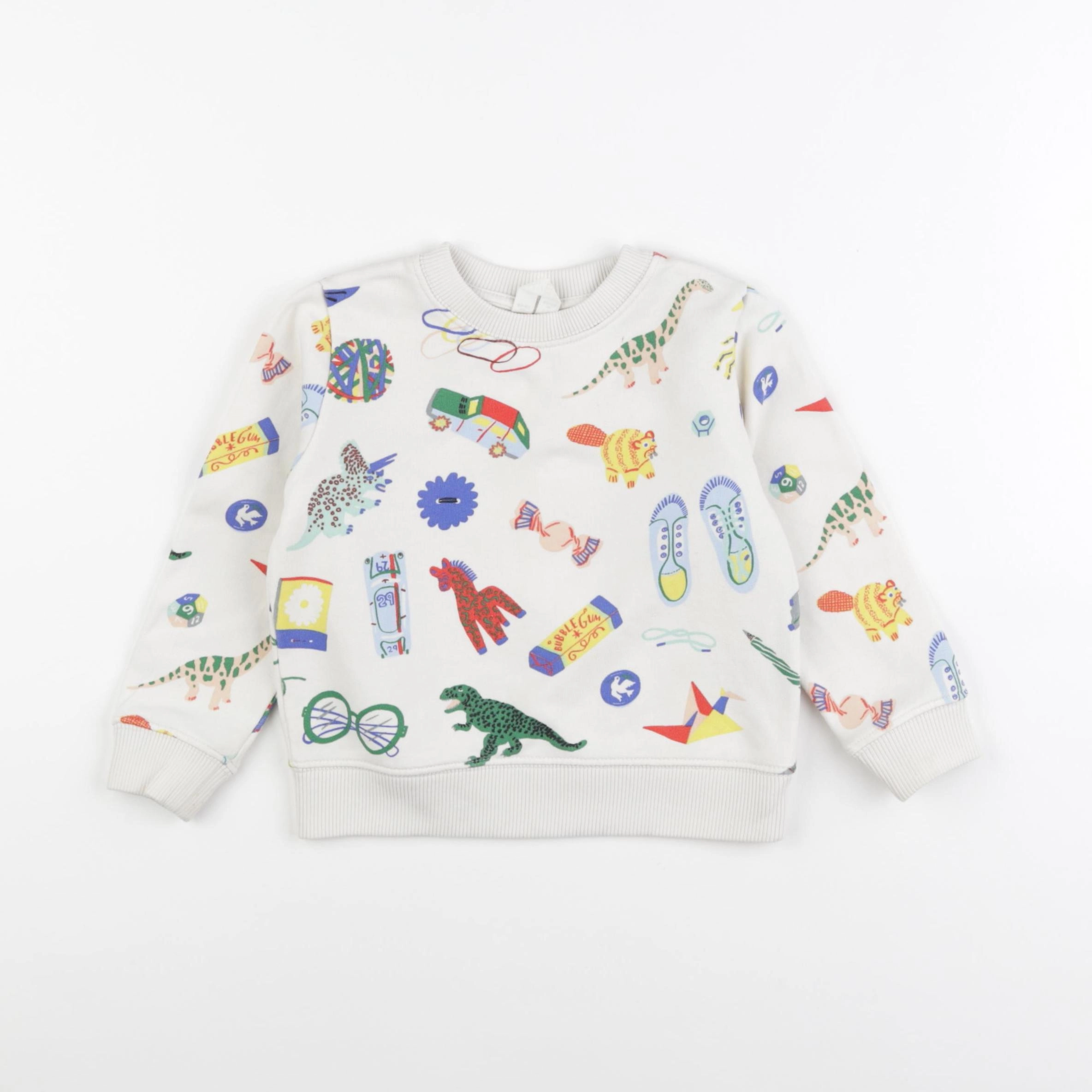 Arket - sweat blanc - 1 an à 2 ans