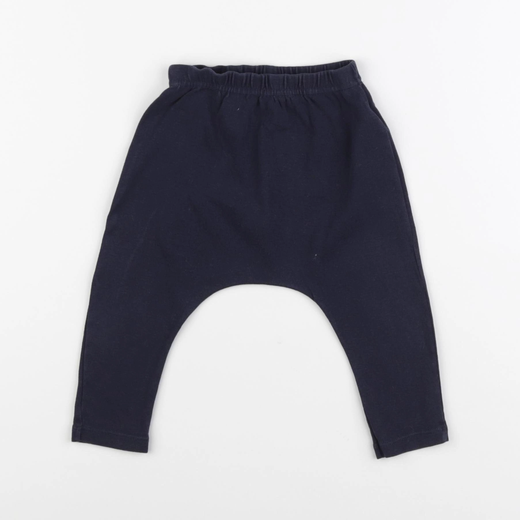 Petit Bateau - sarouel bleu - 12 mois