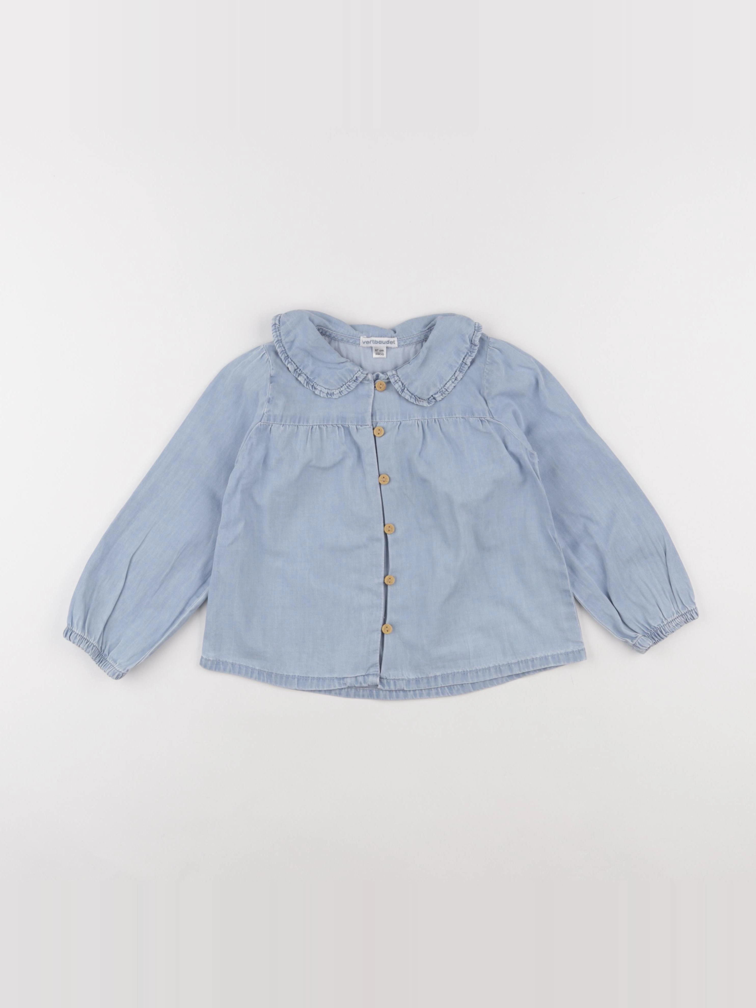 Vertbaudet - blouse bleu - 36 mois