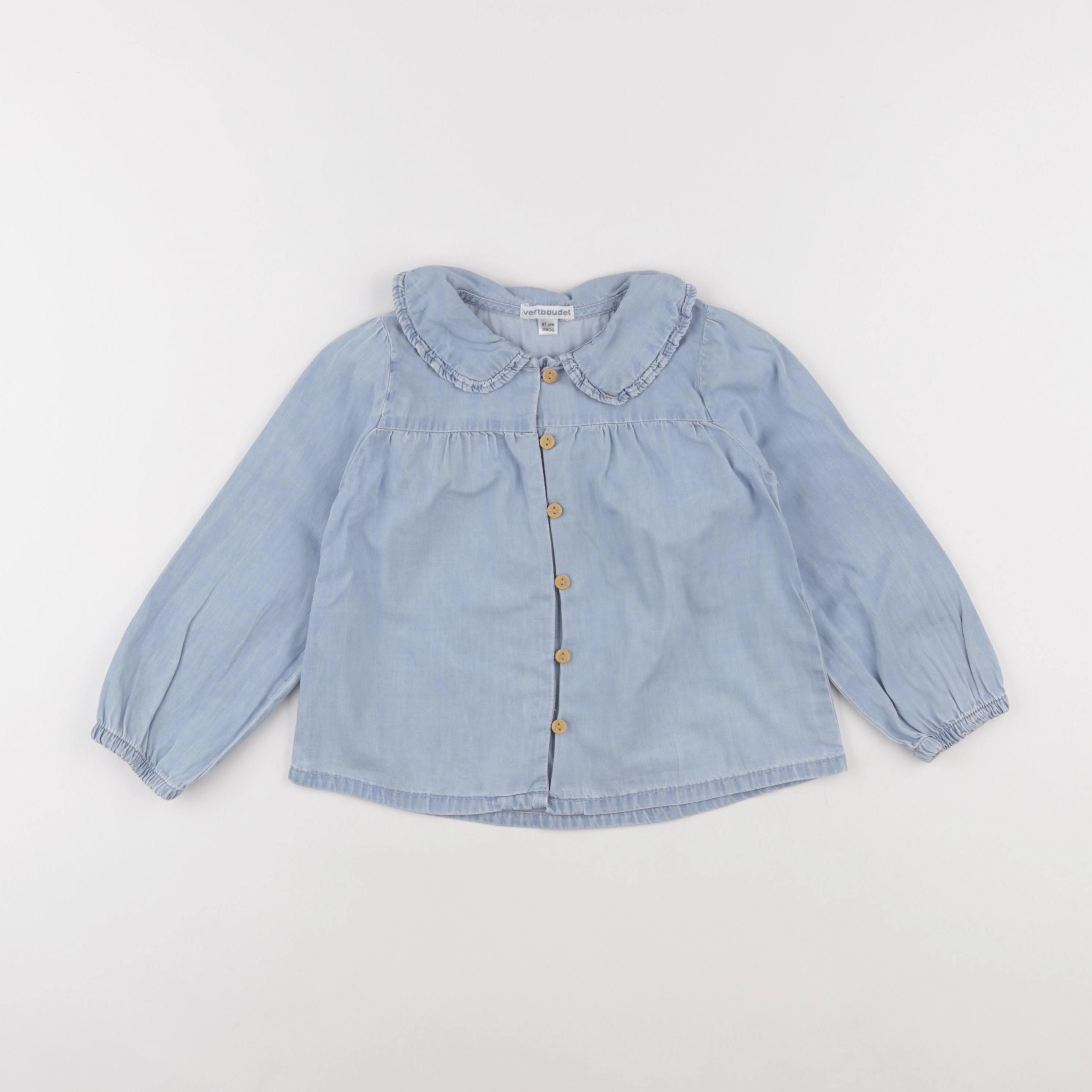Vertbaudet - blouse bleu - 36 mois