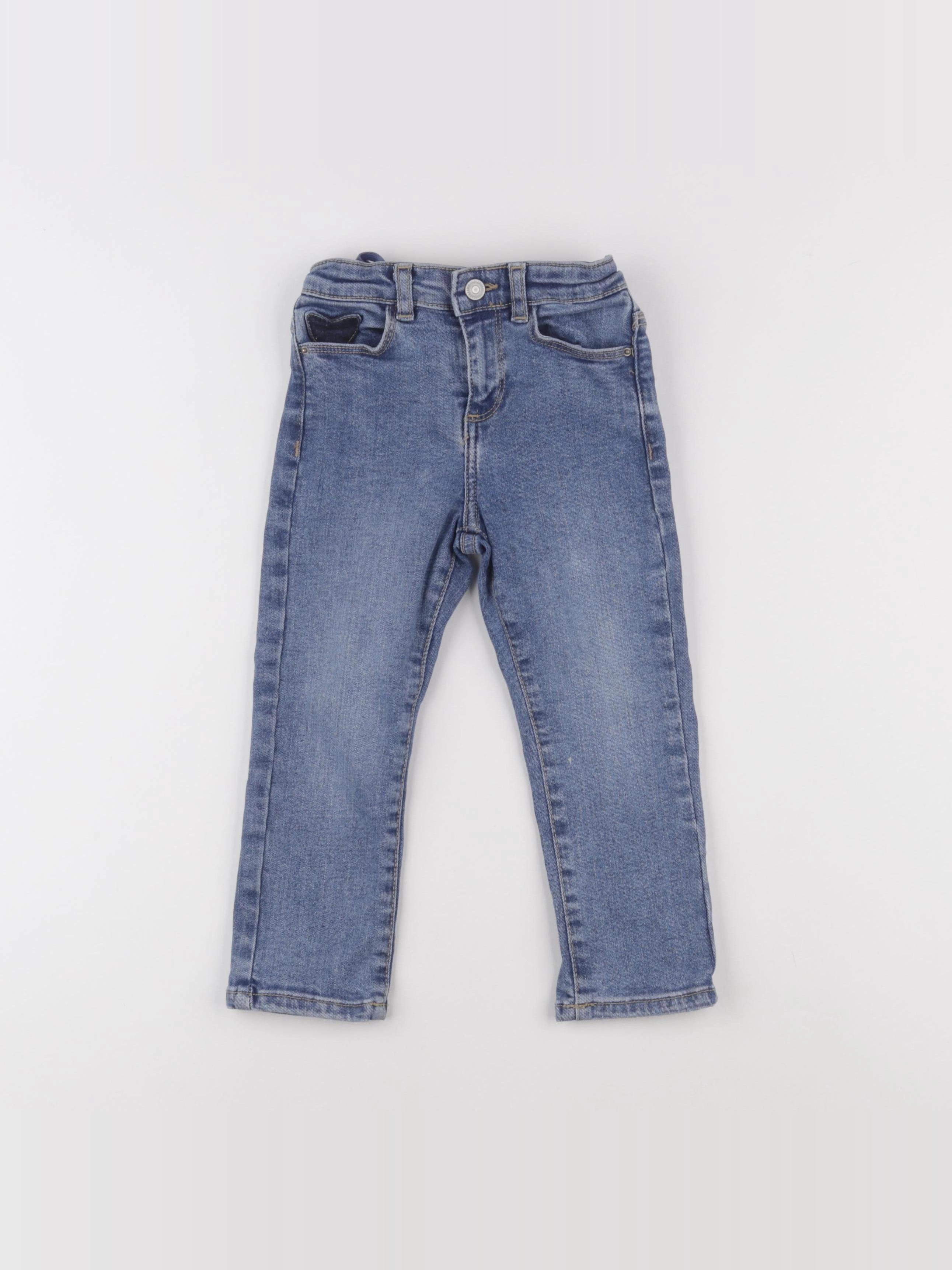 Vertbaudet - jean bleu - 3 ans