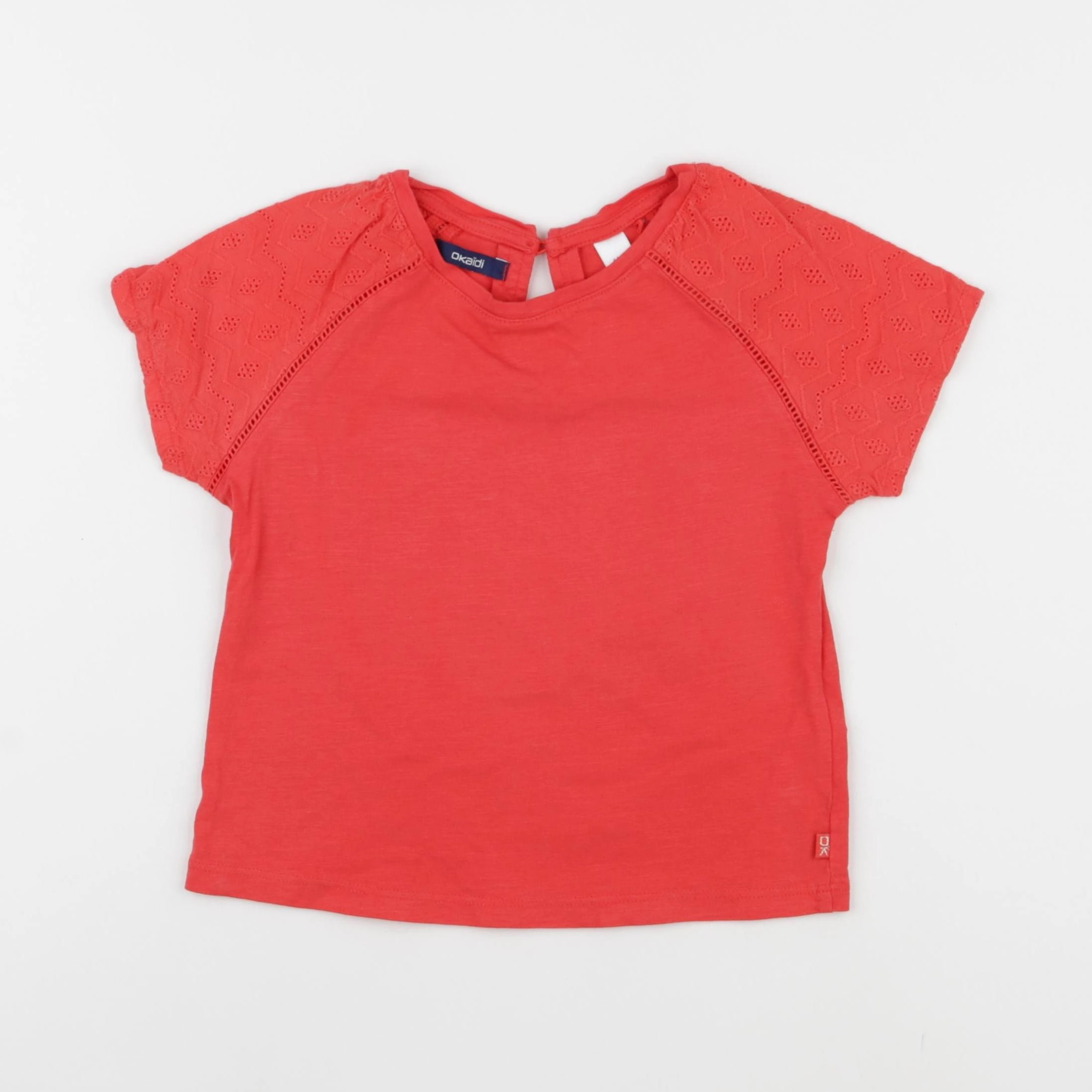 Okaidi - tee-shirt rouge - 4 ans