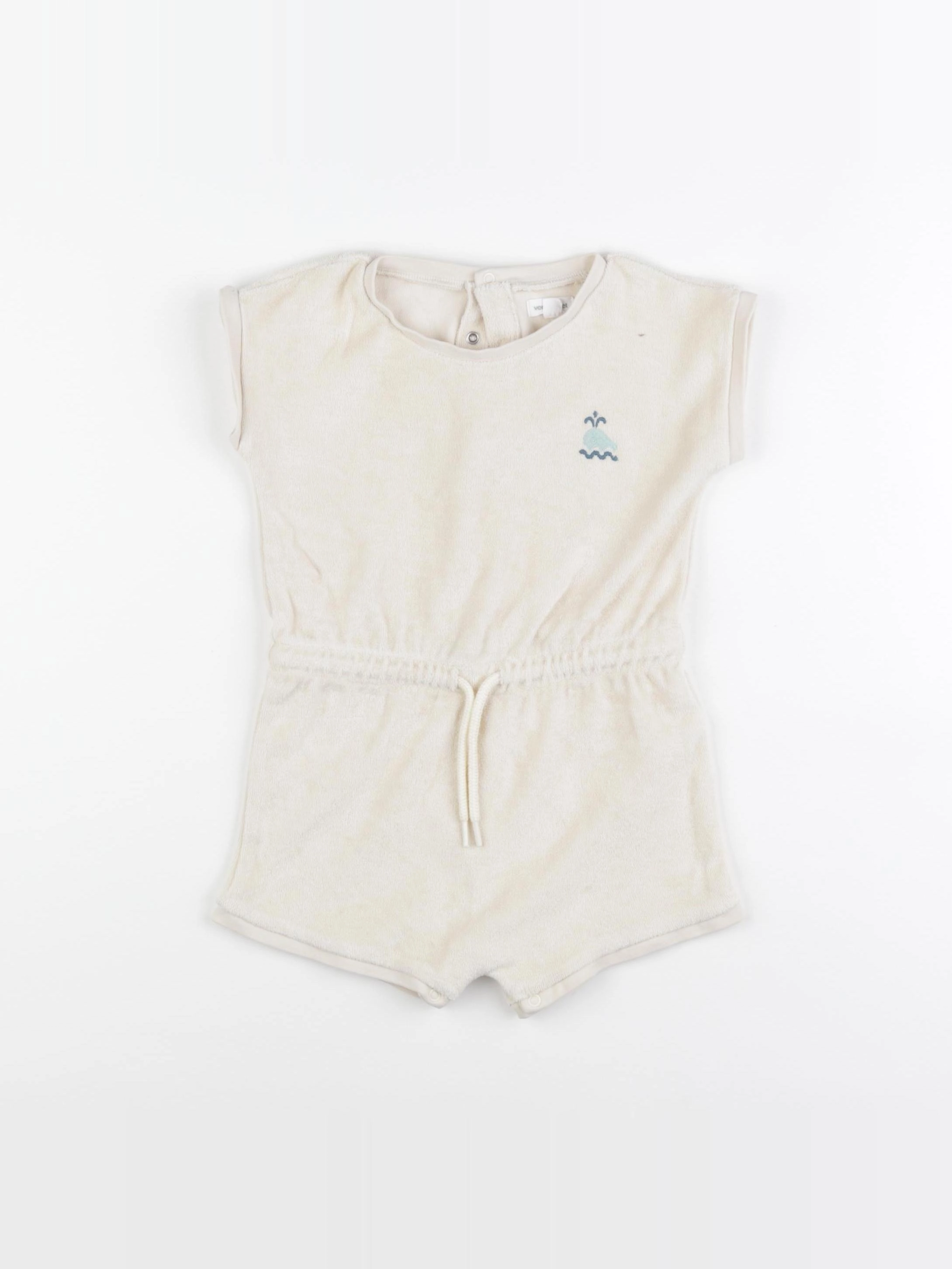 Vertbaudet - combinaison beige - 24 mois