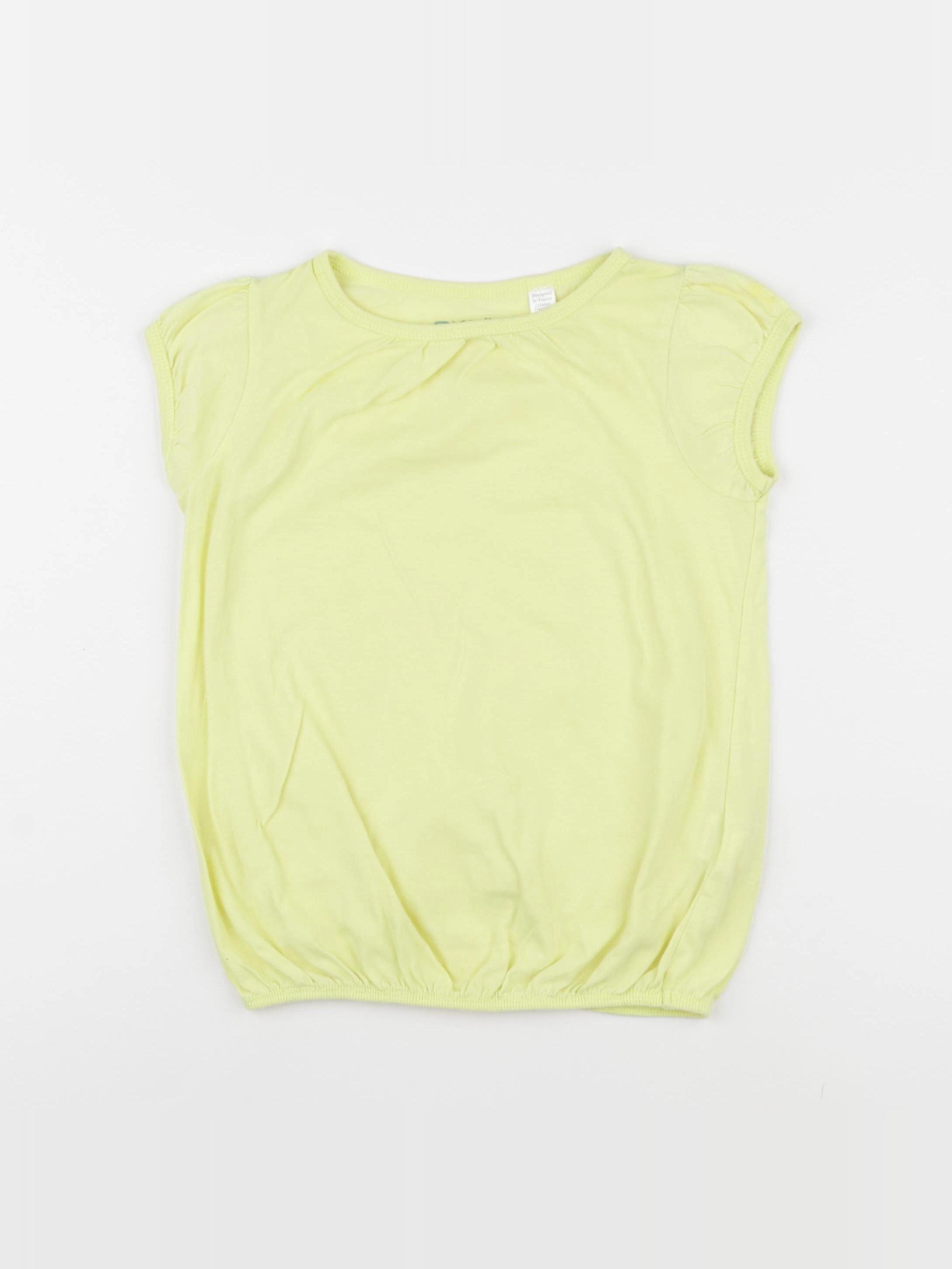 Okaidi - tee-shirt jaune - 6 ans