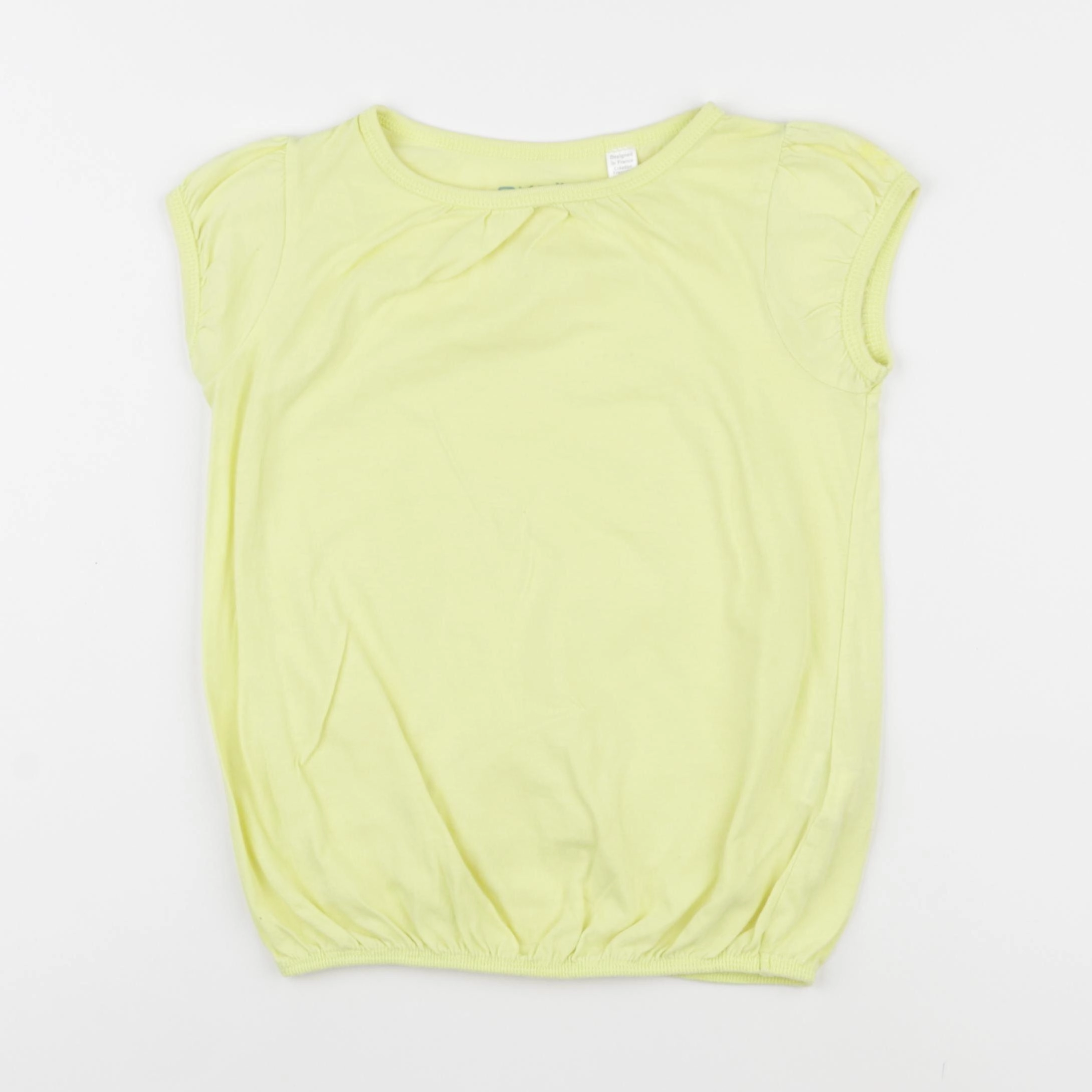 Okaidi - tee-shirt jaune - 6 ans
