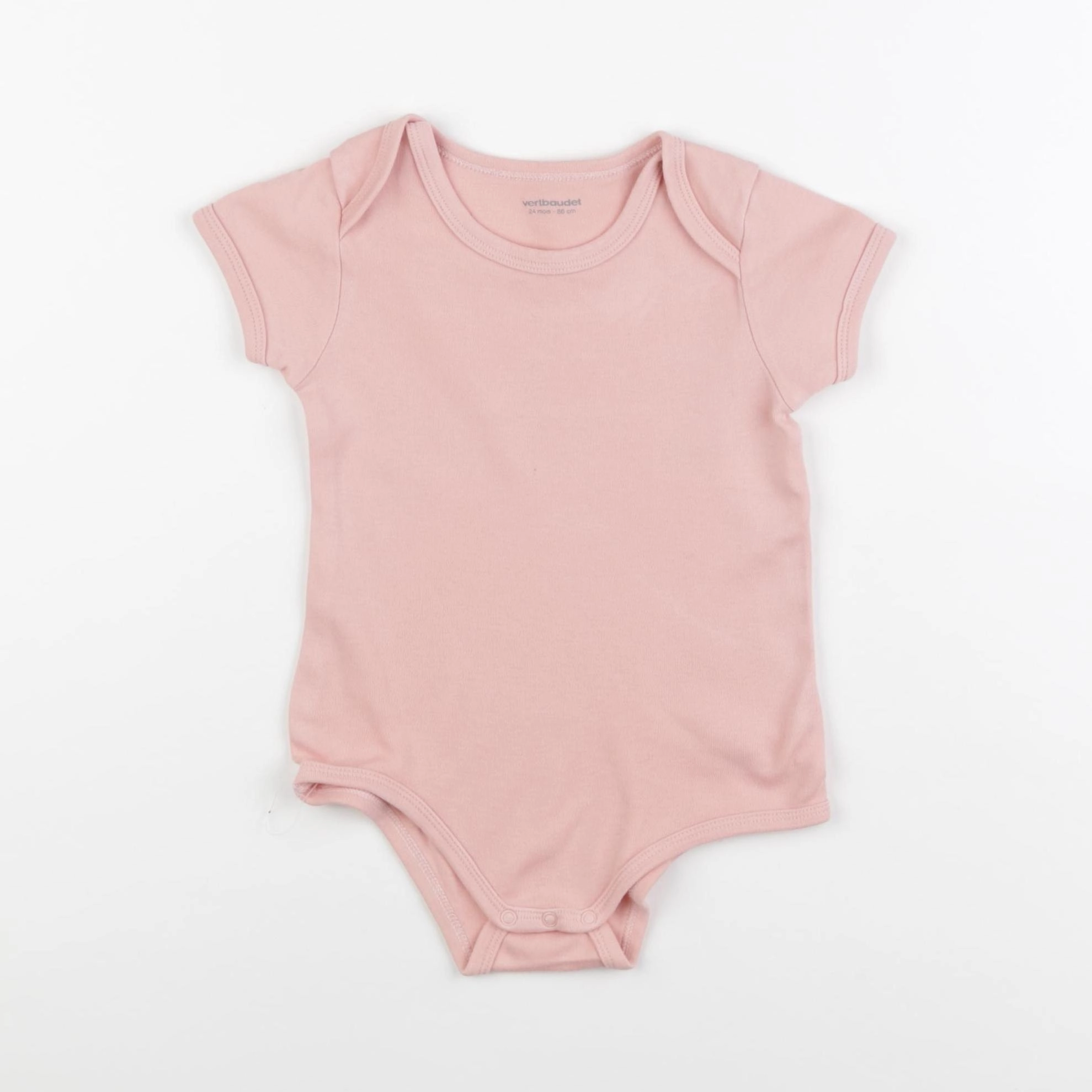 Vertbaudet - body rose - 24 mois