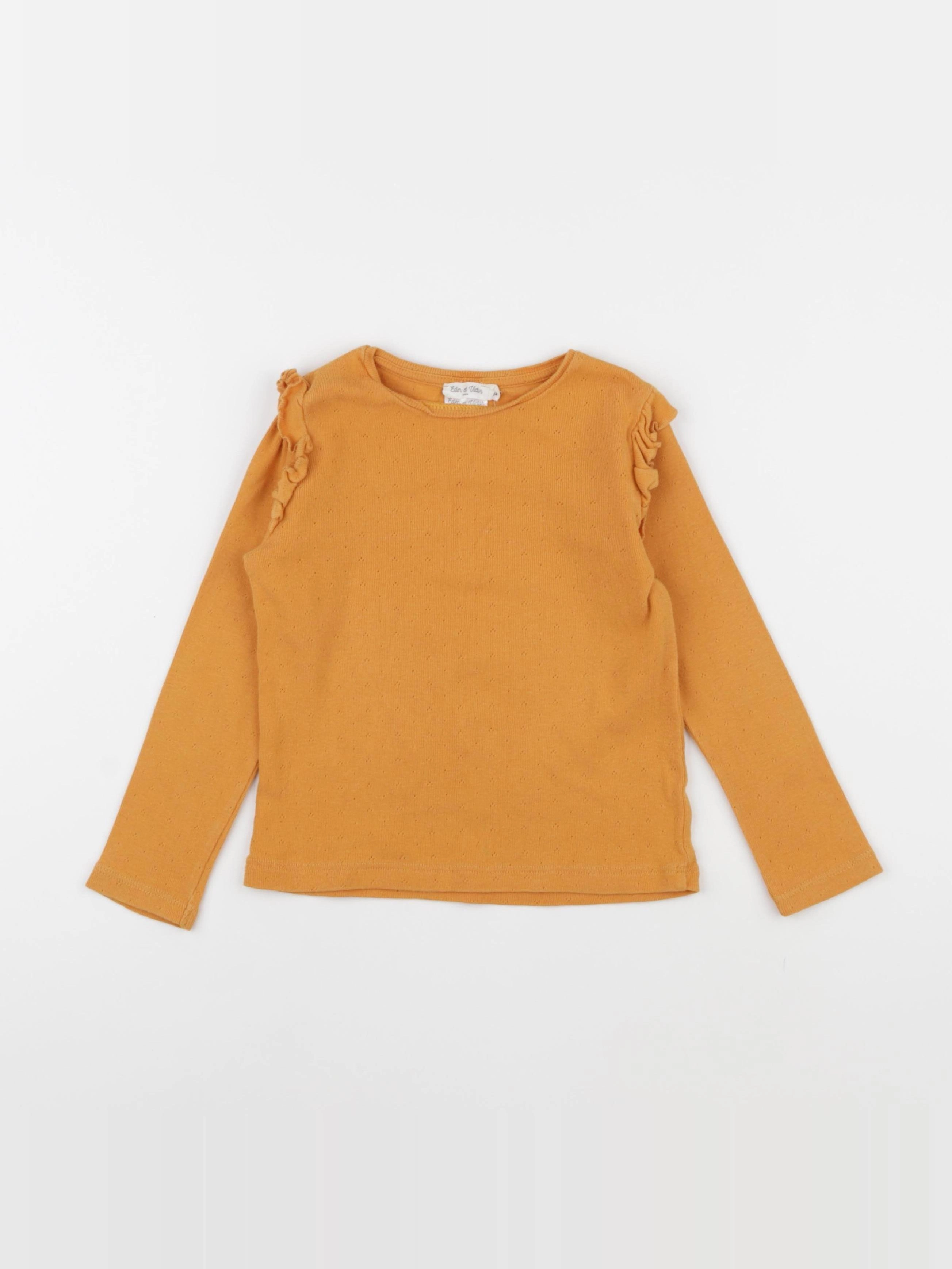 Eden & Victor - tee-shirt marron - 5 ans