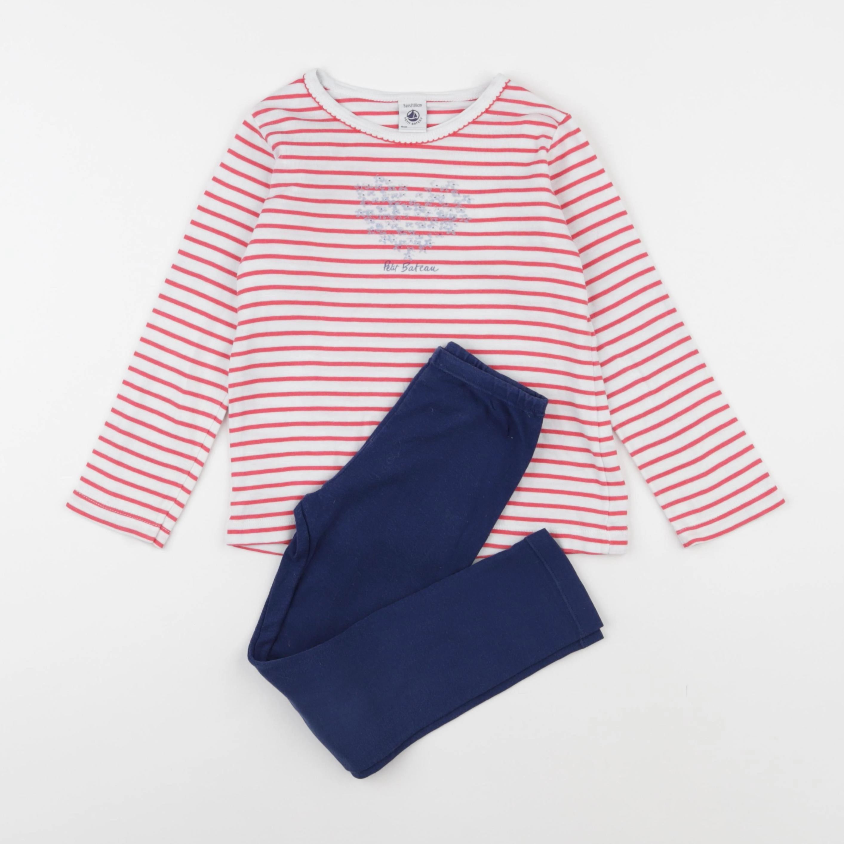 Petit Bateau - pyjama coton multicolore - 5 ans