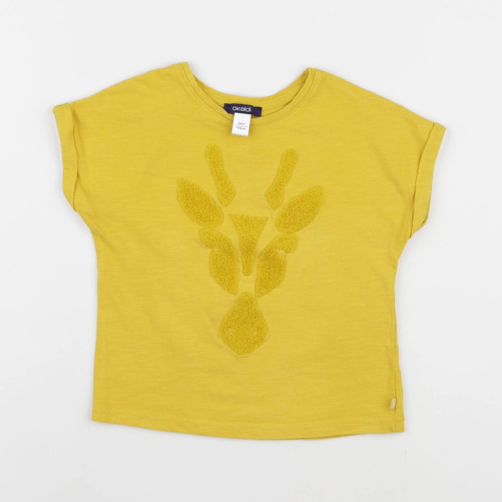 Okaidi - tee-shirt jaune - 4 ans