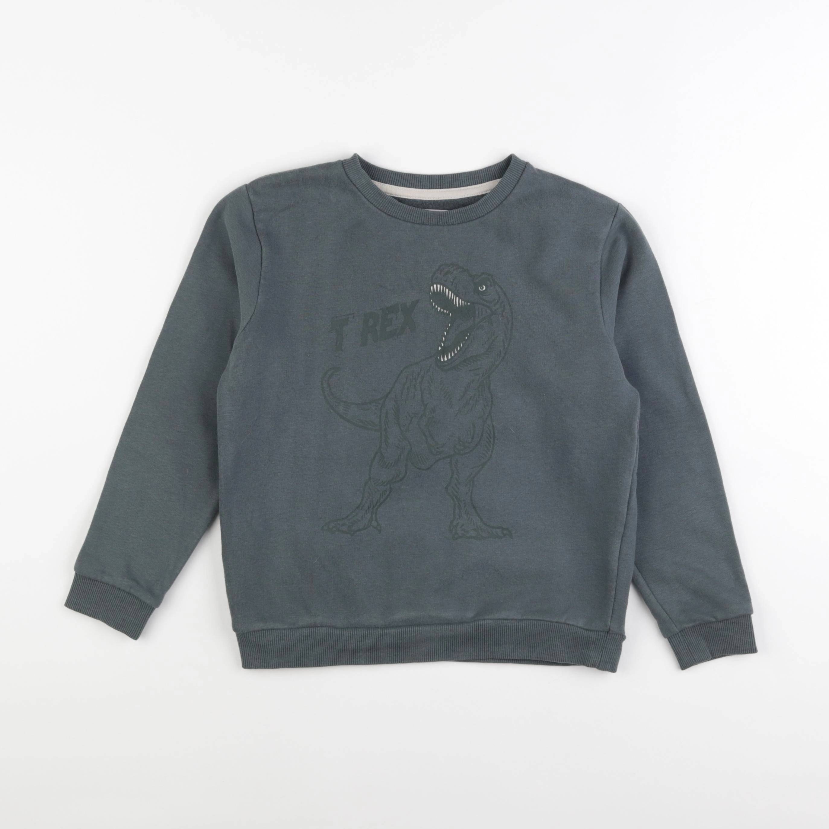 Vertbaudet - sweat vert - 8 ans