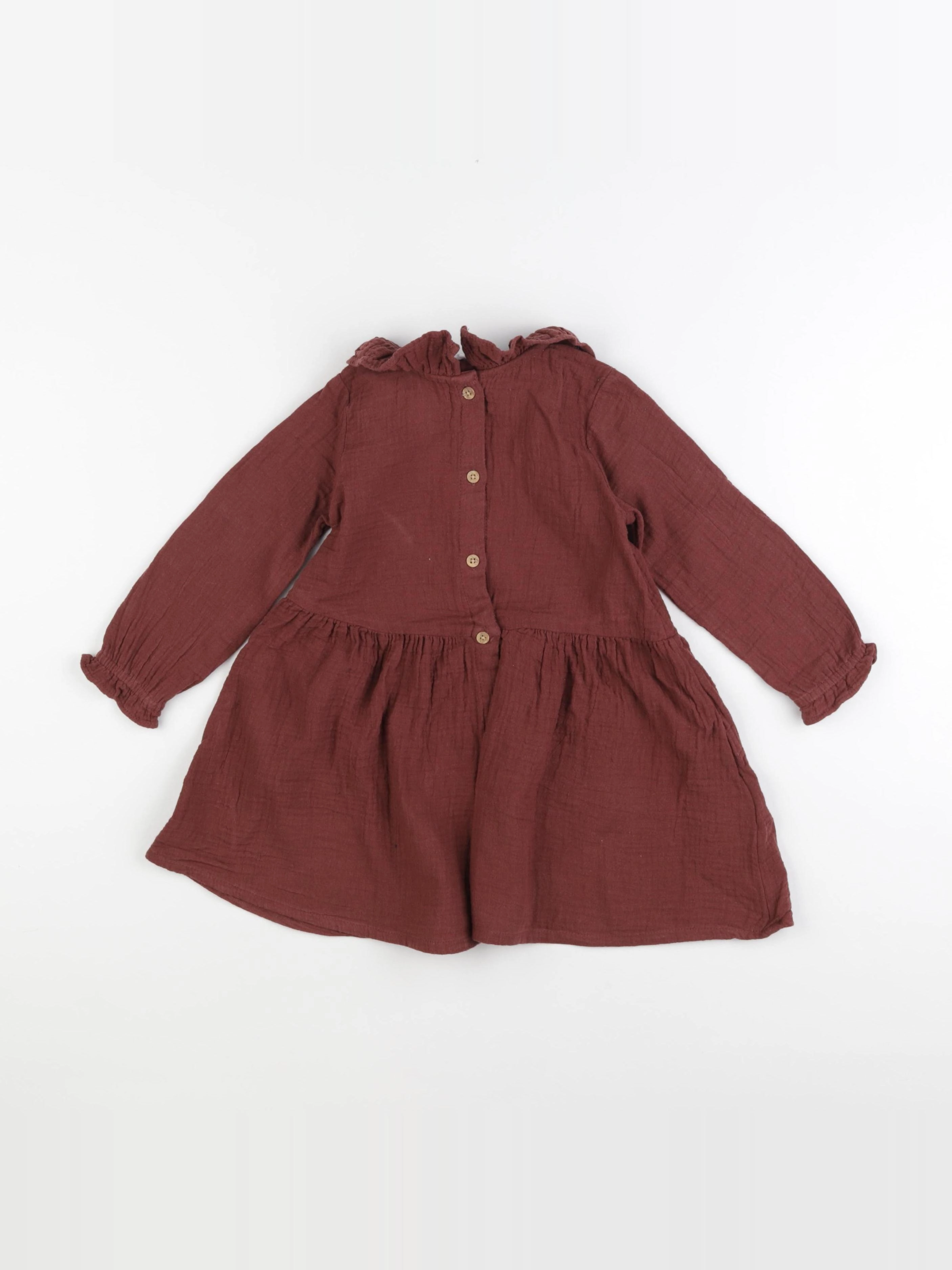 Vertbaudet - robe rouge - 3 ans