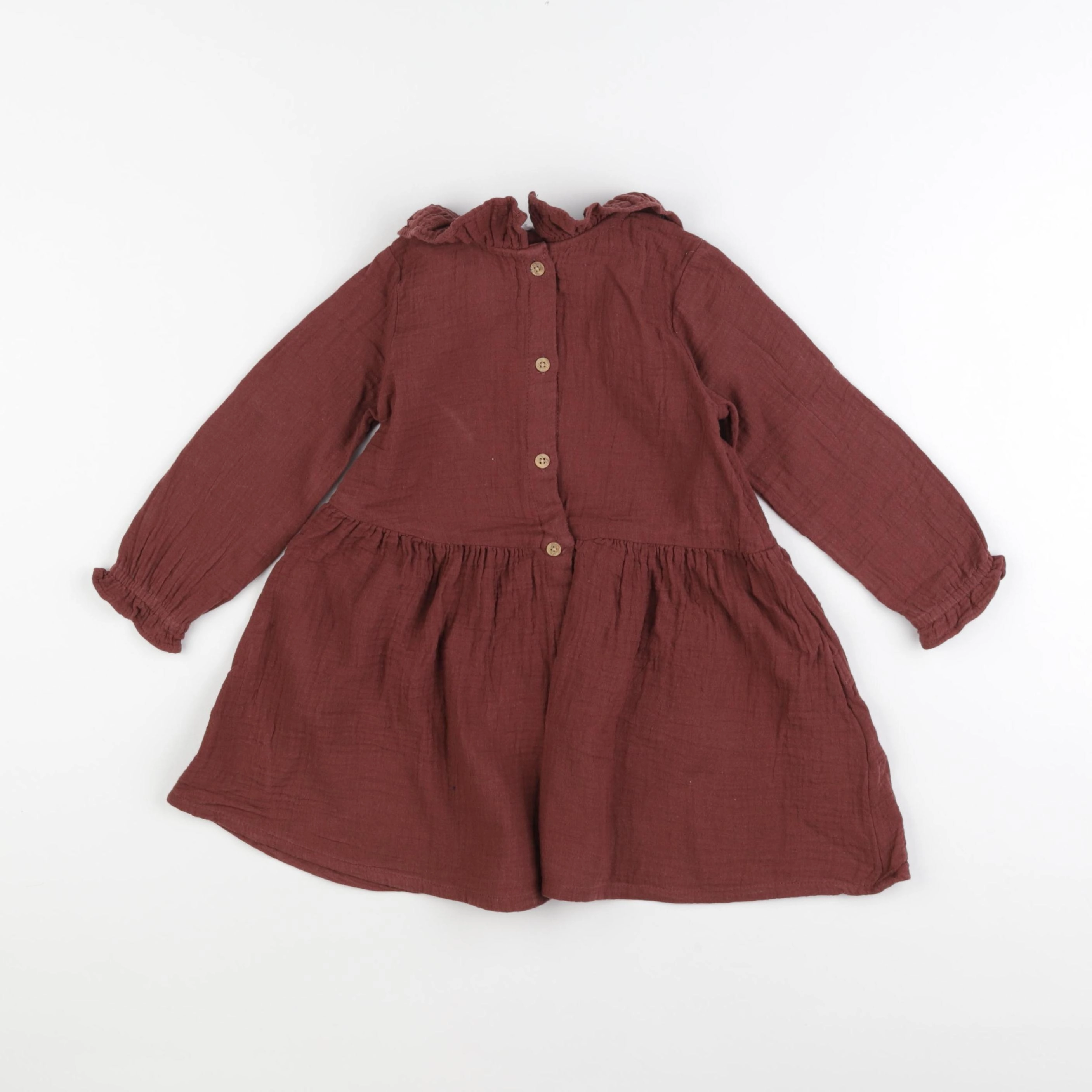 Vertbaudet - robe rouge - 3 ans