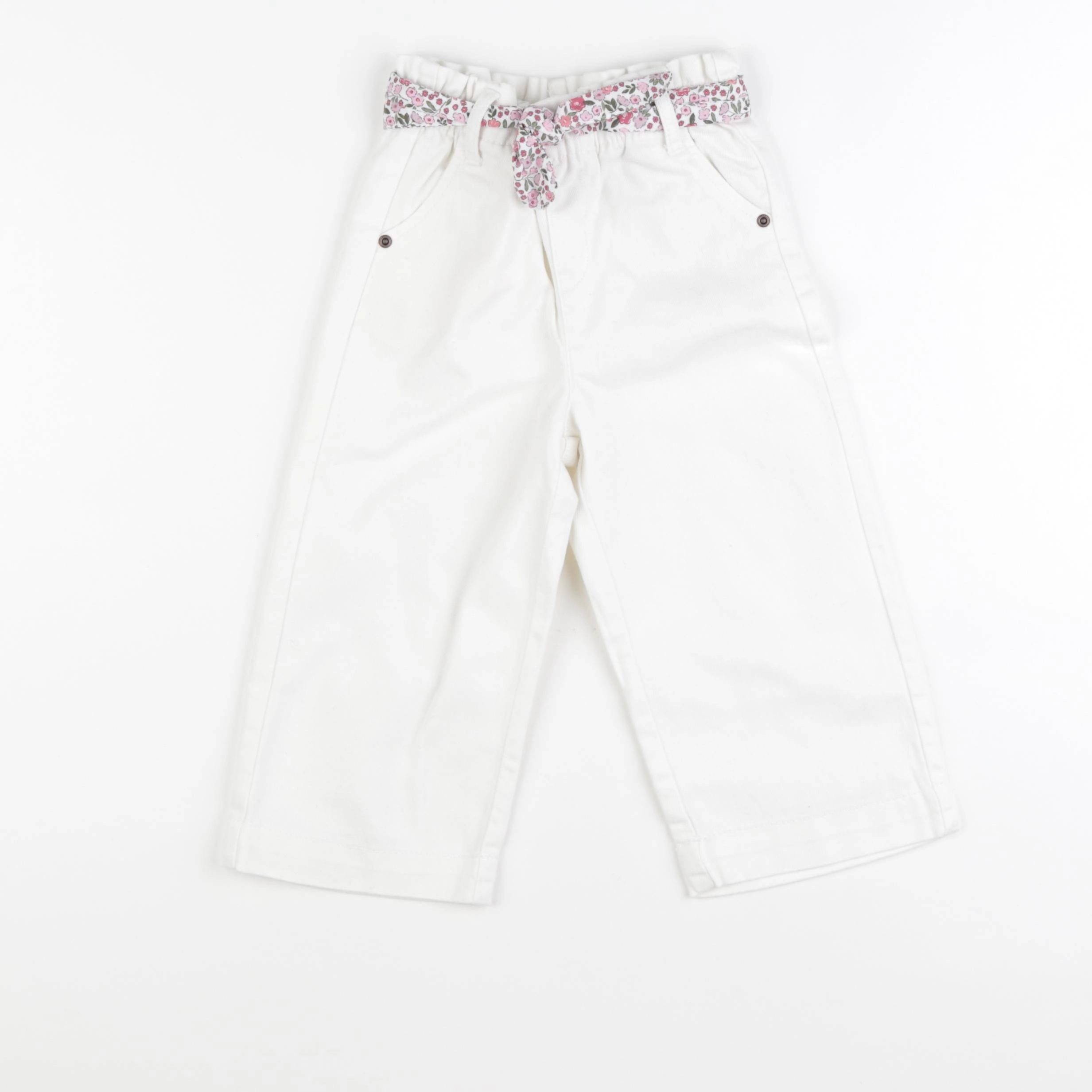 Vertbaudet - jean beige - 3 ans