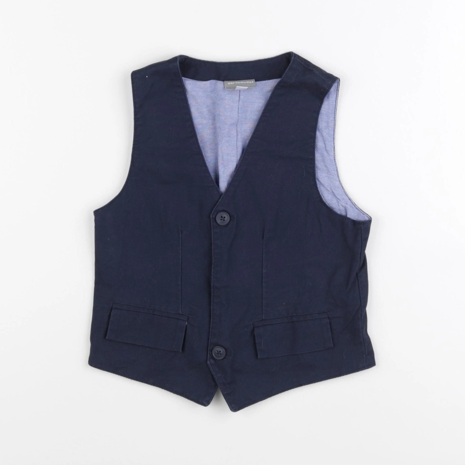Vertbaudet - gilet bleu - 5 ans