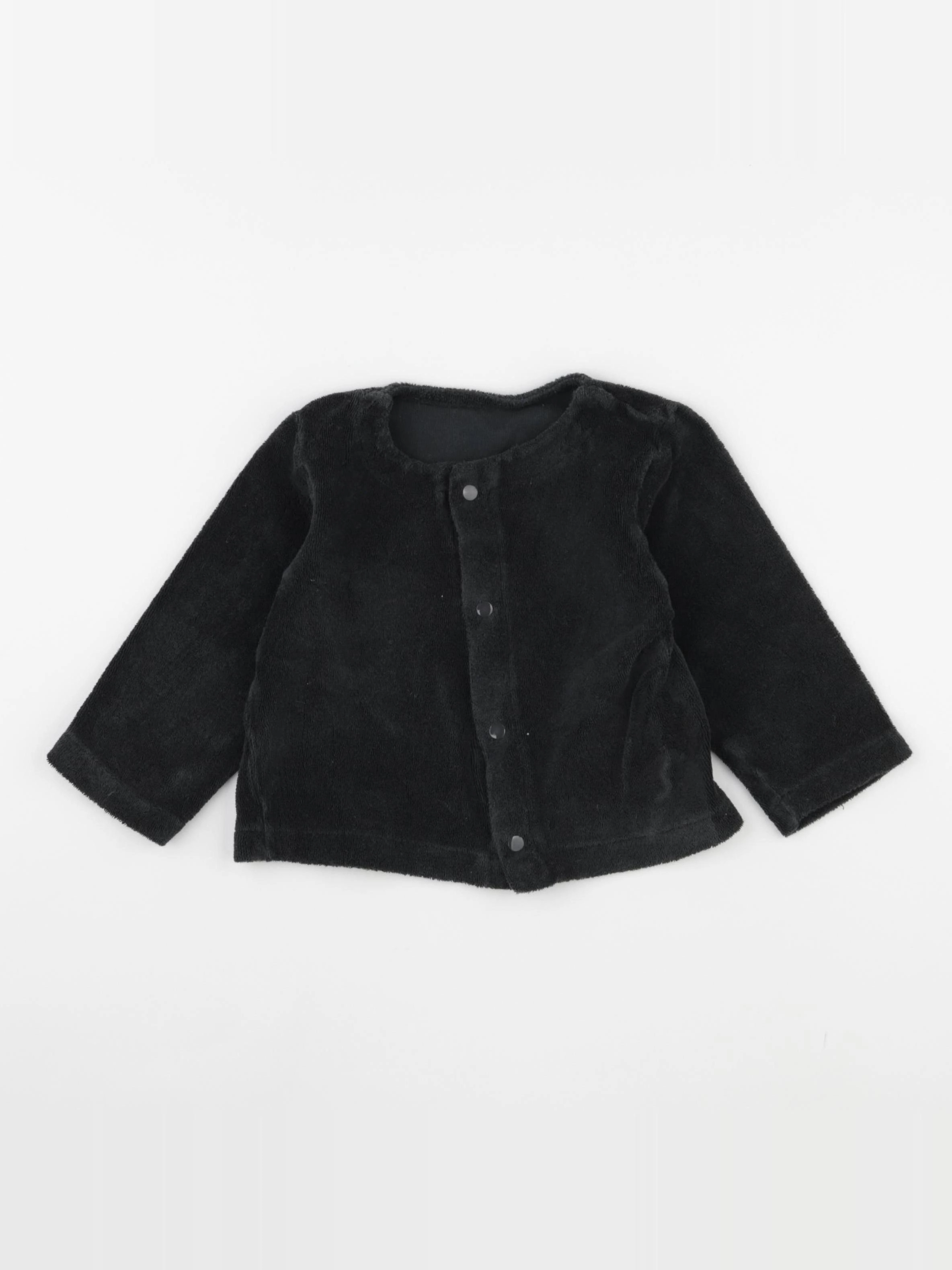 Poudre Organic - gilet noir - 2 ans