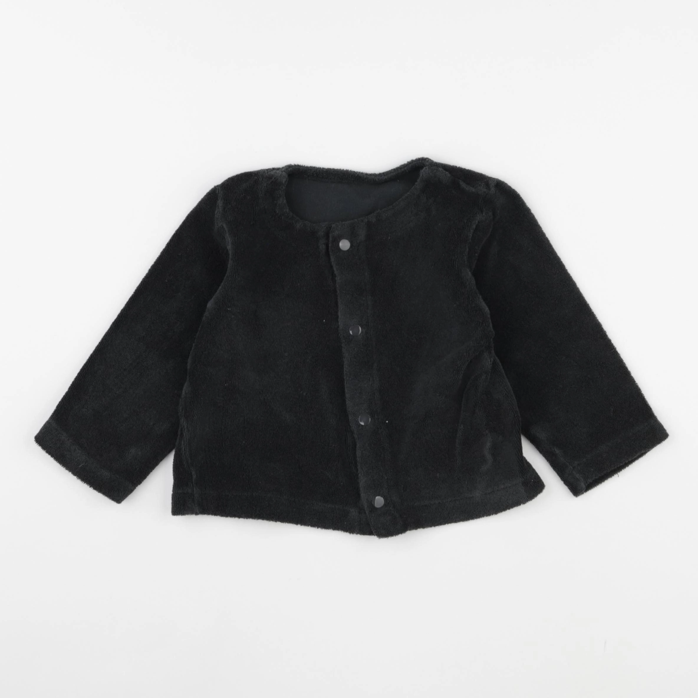 Poudre Organic - gilet noir - 2 ans