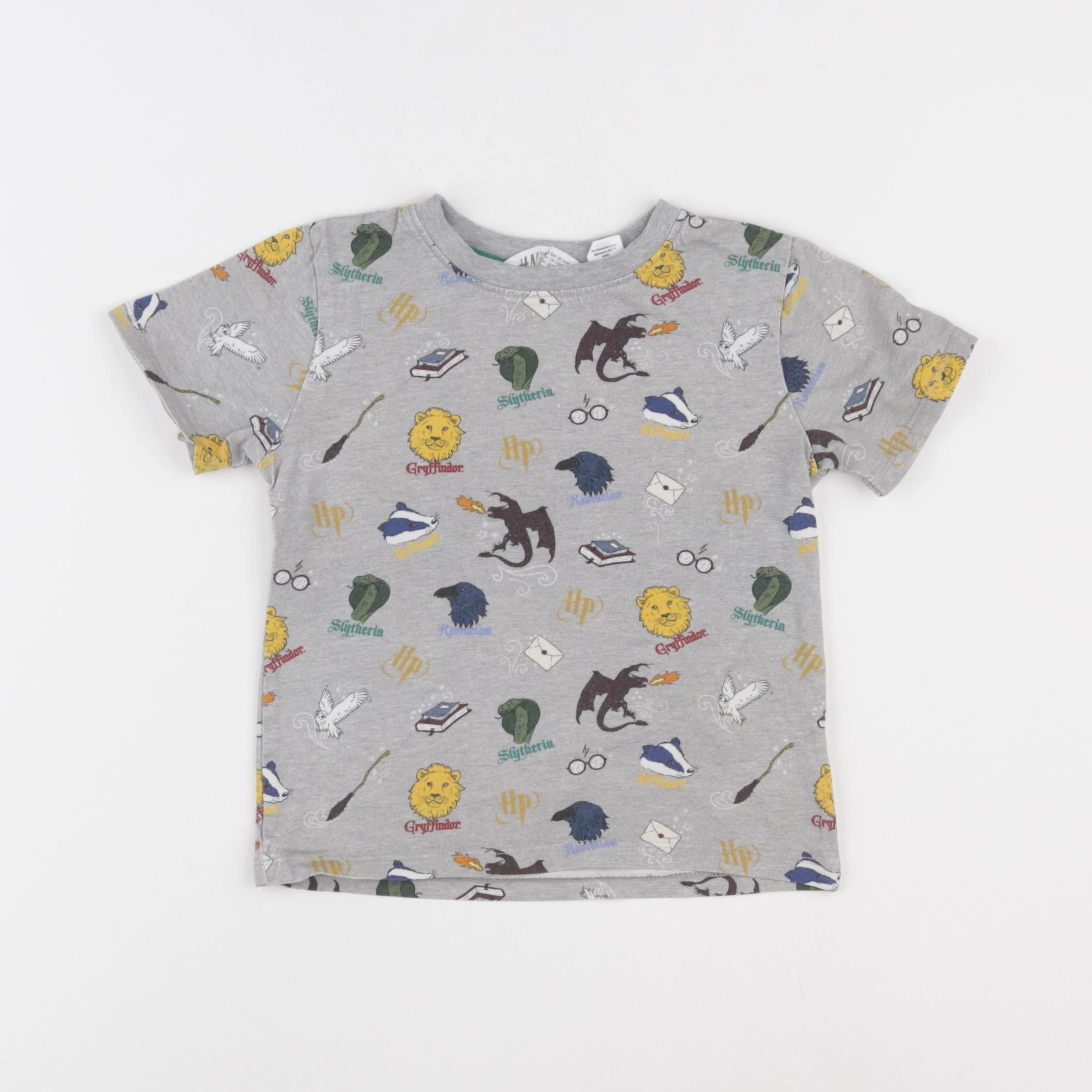 H&M - tee-shirt gris - 3/4 ans