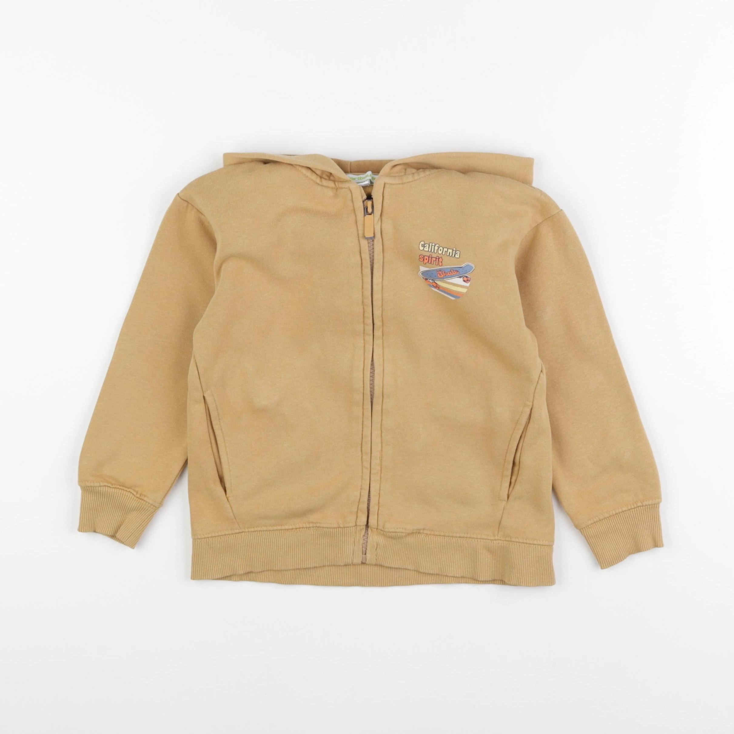 Vertbaudet - sweat jaune - 4 ans