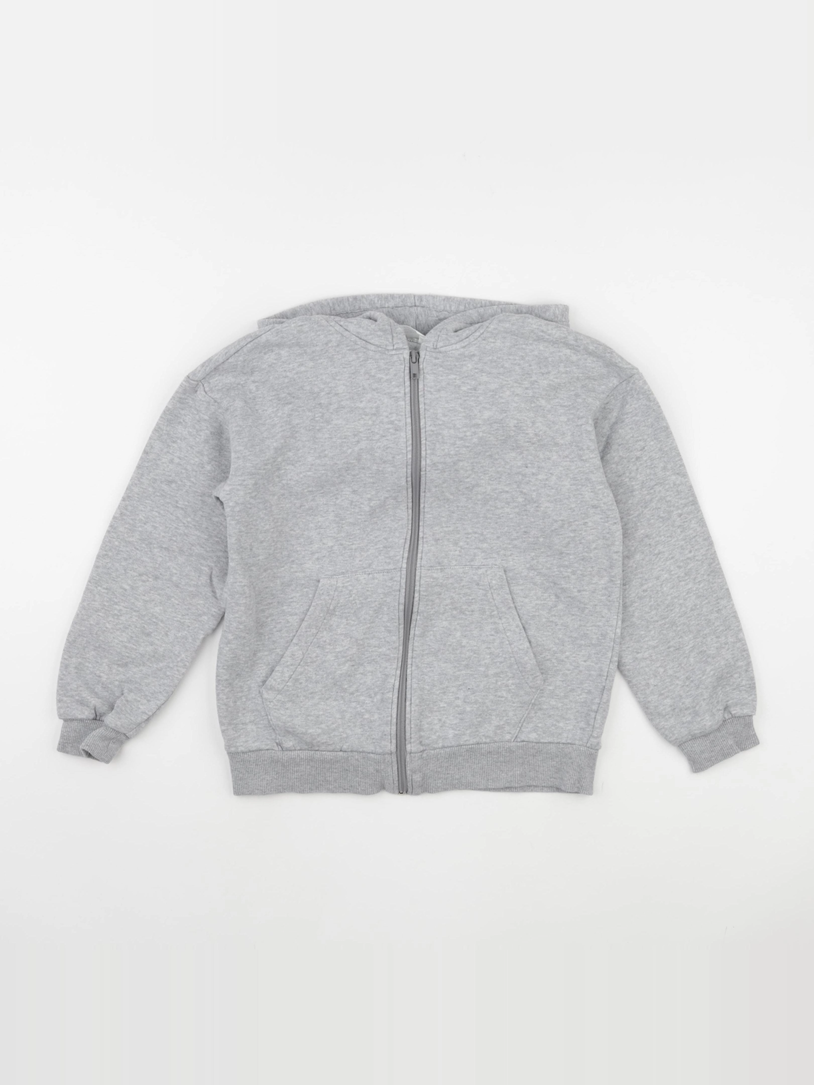 H&M - sweat gris - 8/10 ans