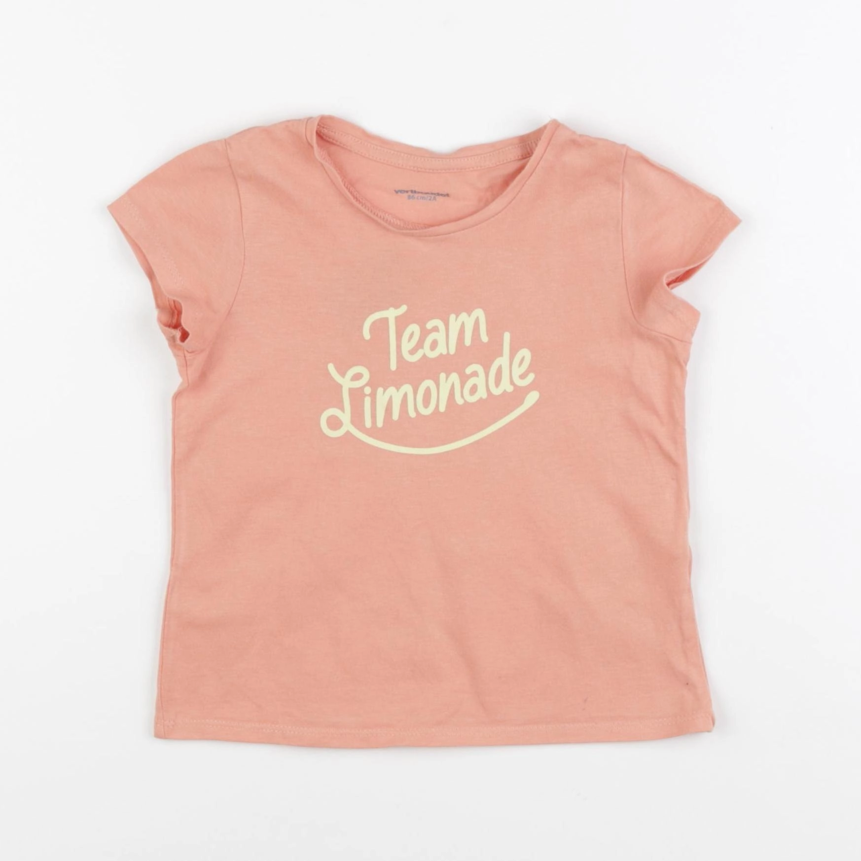Vertbaudet - tee-shirt rose - 2 ans