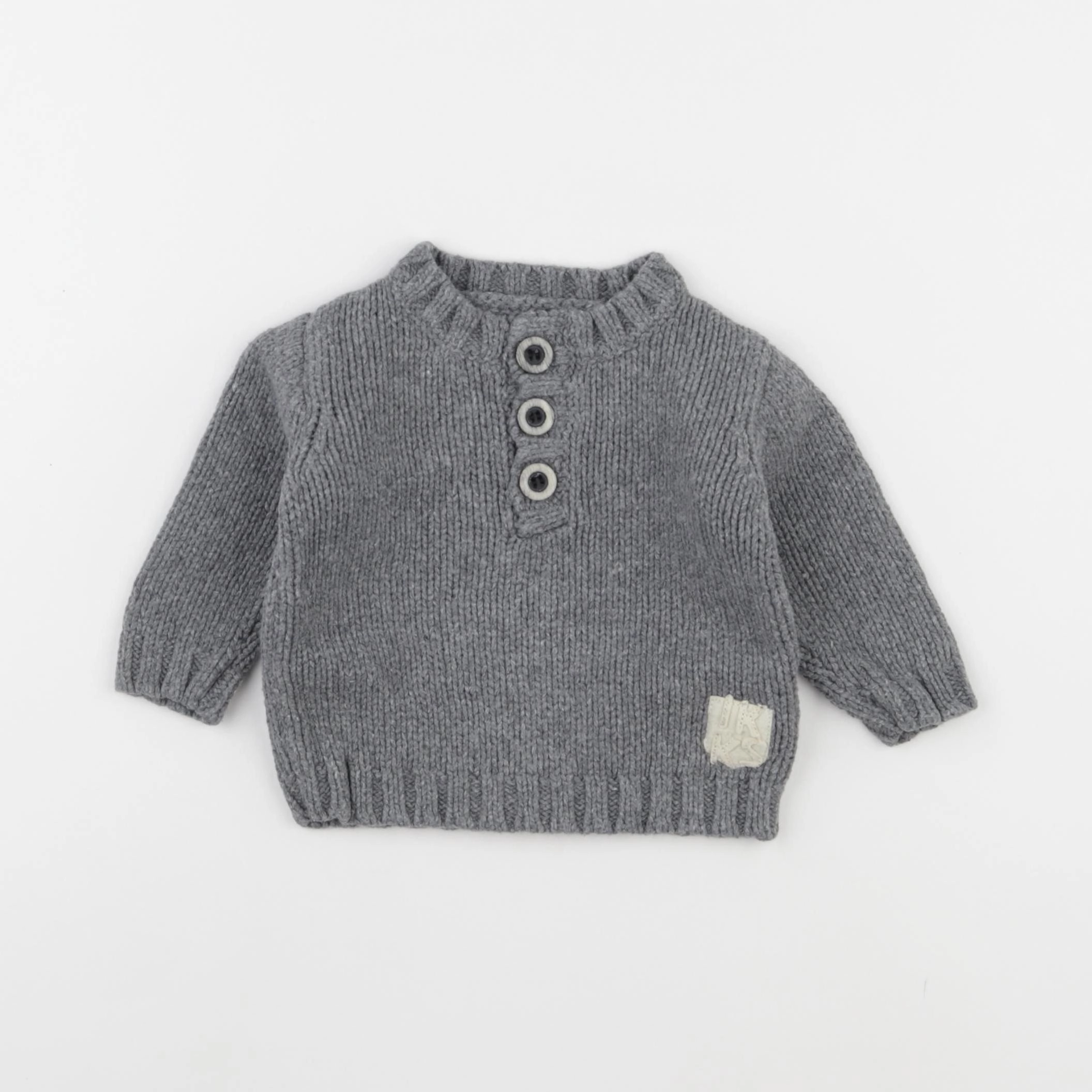 IKKS - pull gris - 6 mois