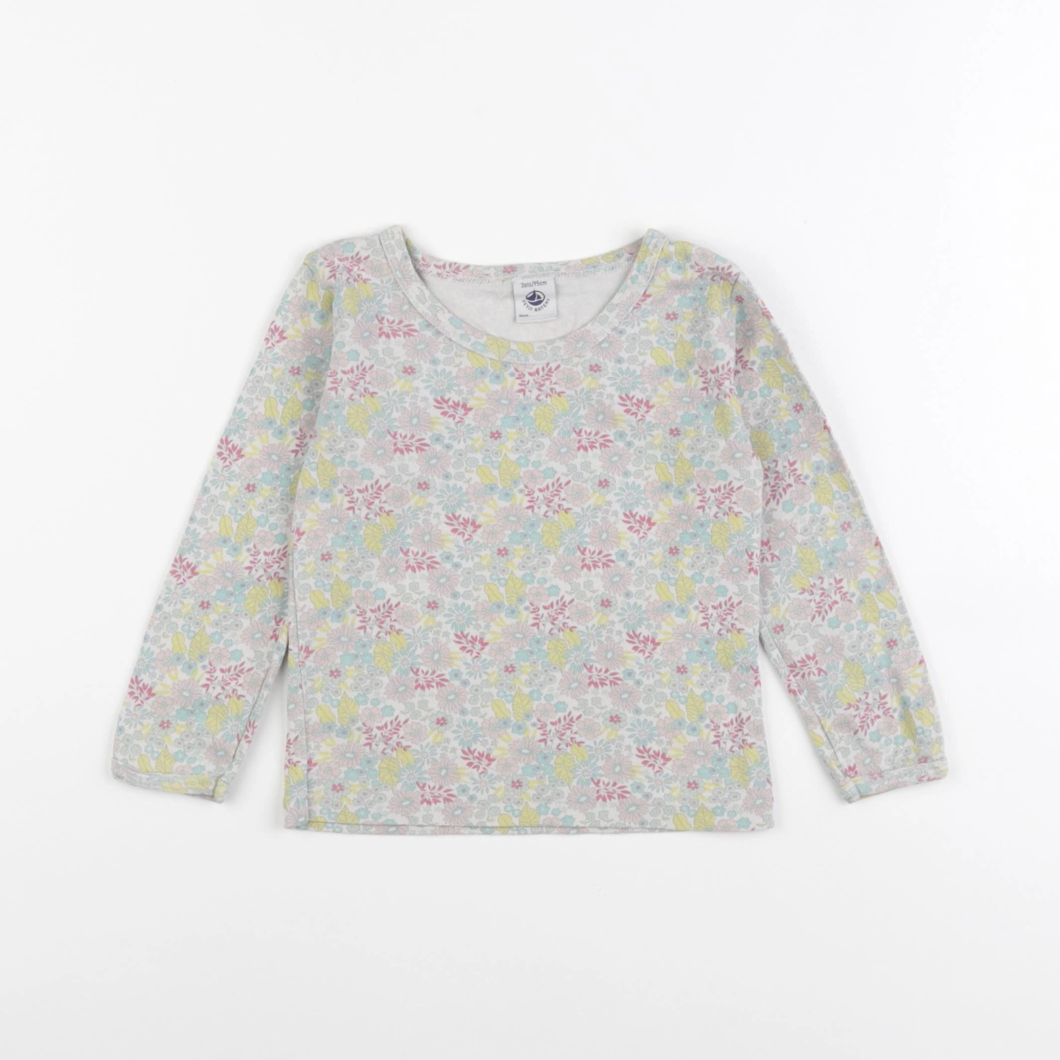 Petit Bateau - maillot de corps multicolore - 3 ans