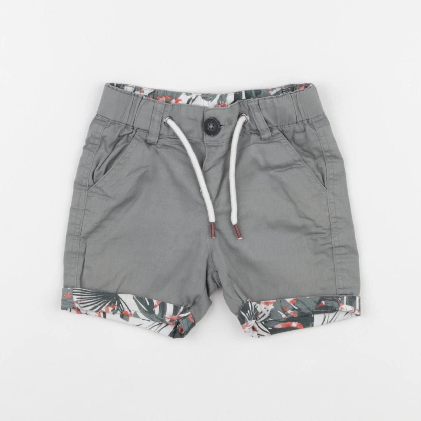 IKKS - short réversible vert, multicolore - 12 mois