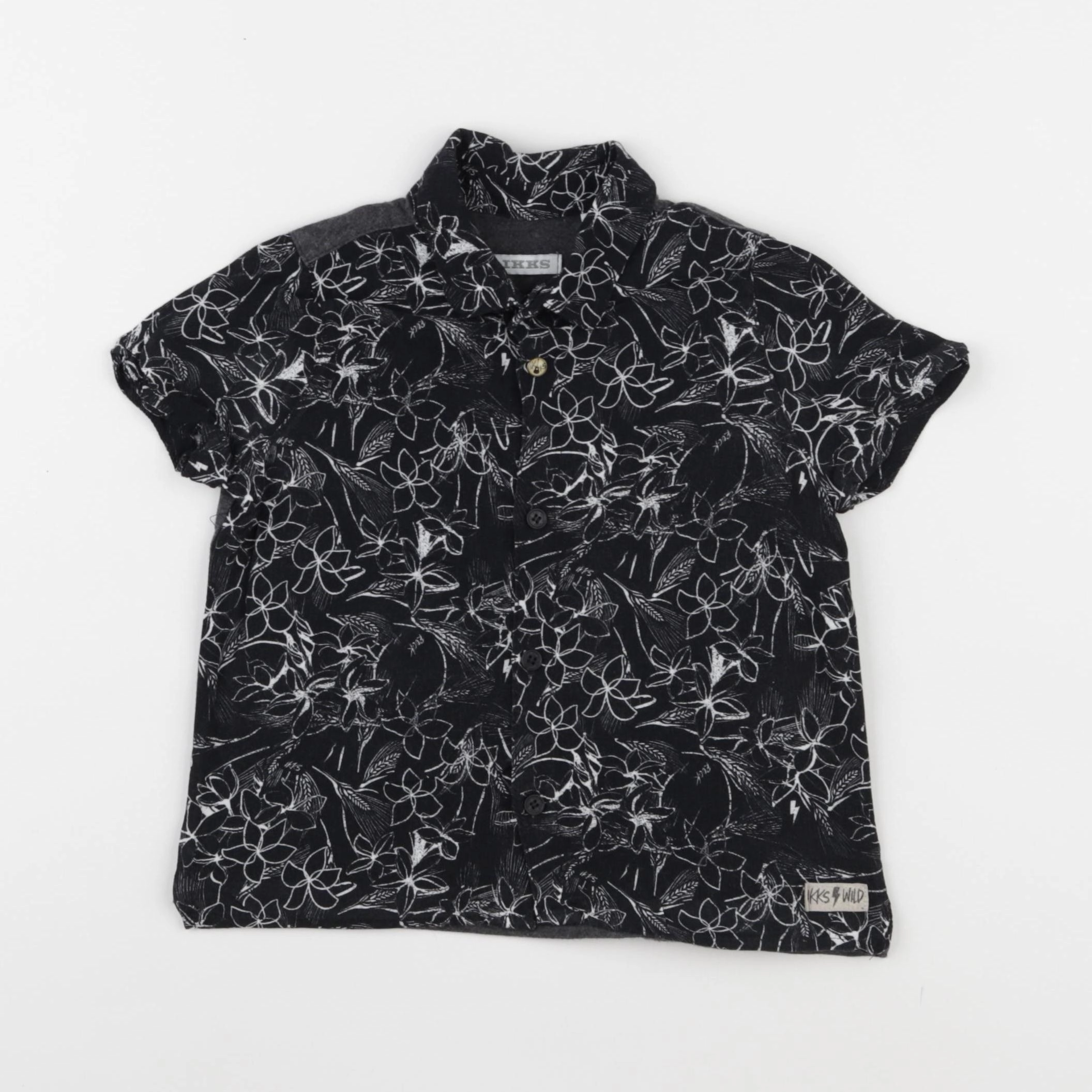 IKKS - chemise noir - 2 ans
