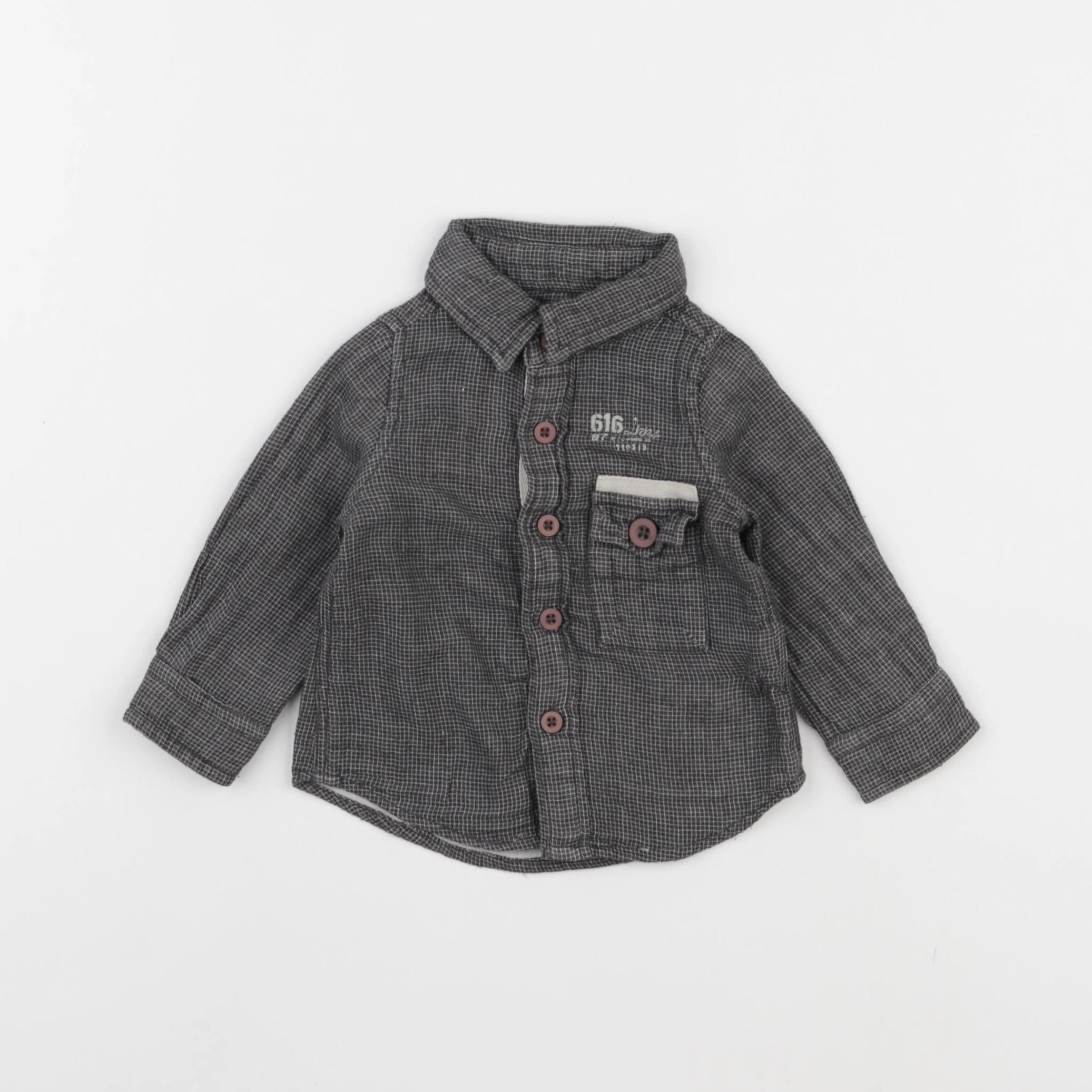 IKKS - chemise gris - 3 mois