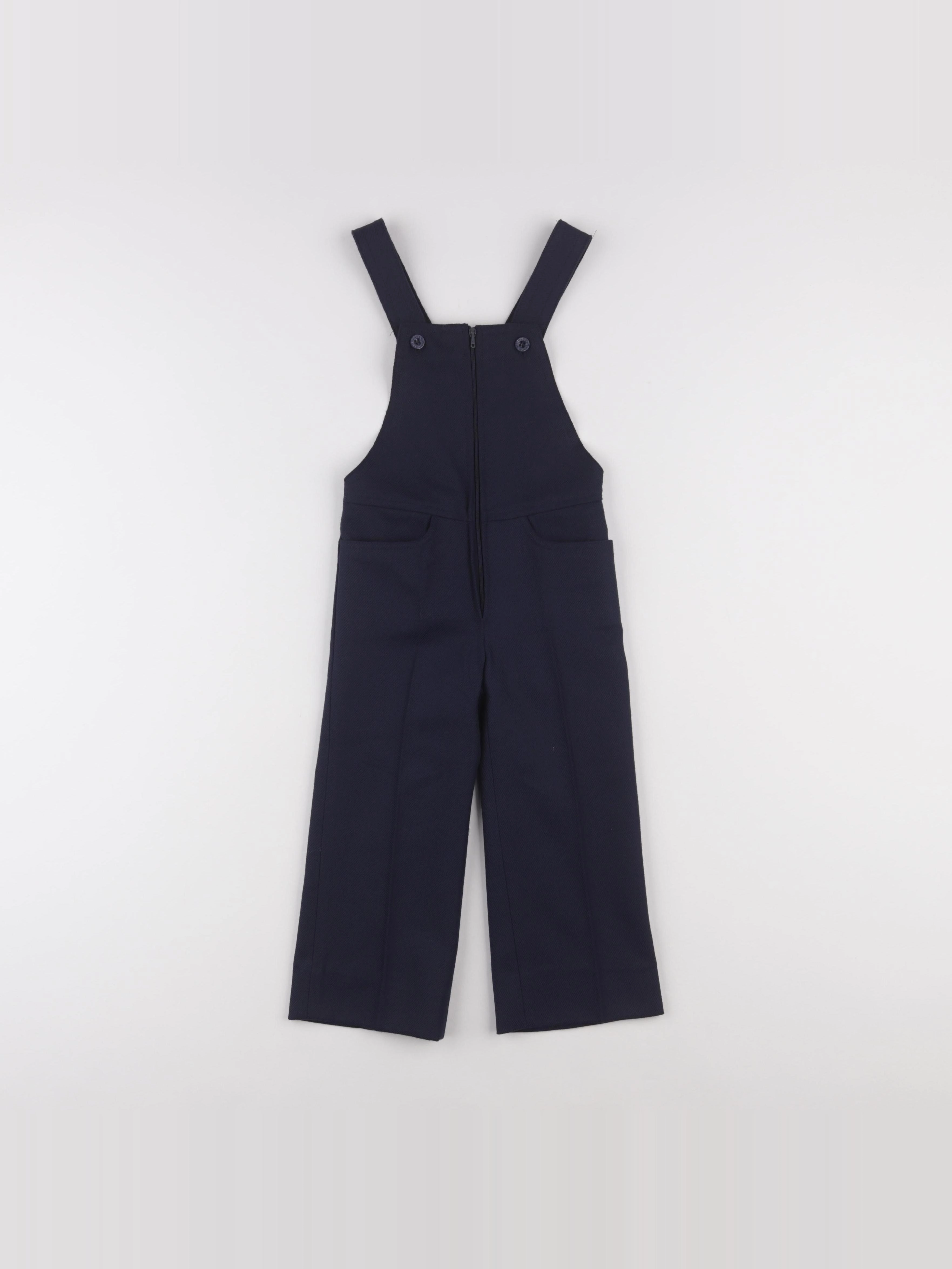 Vintage - salopette bleu - 2 ans