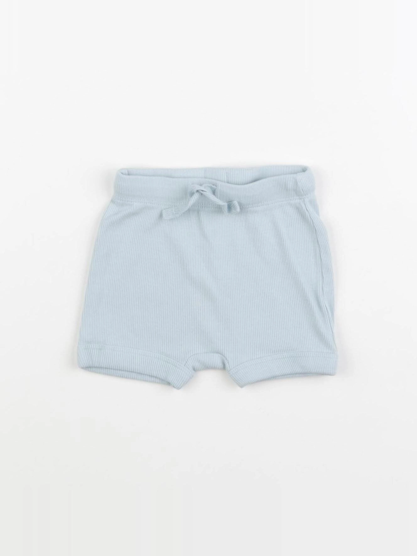 H&M - short bleu - 3 mois