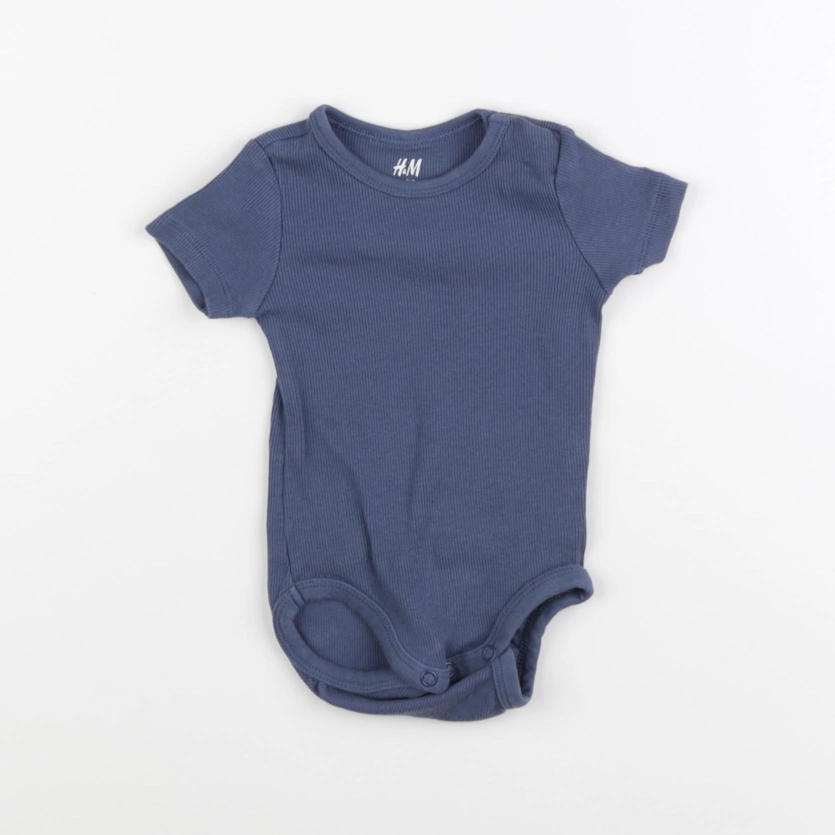 H&M - body bleu - 3 mois
