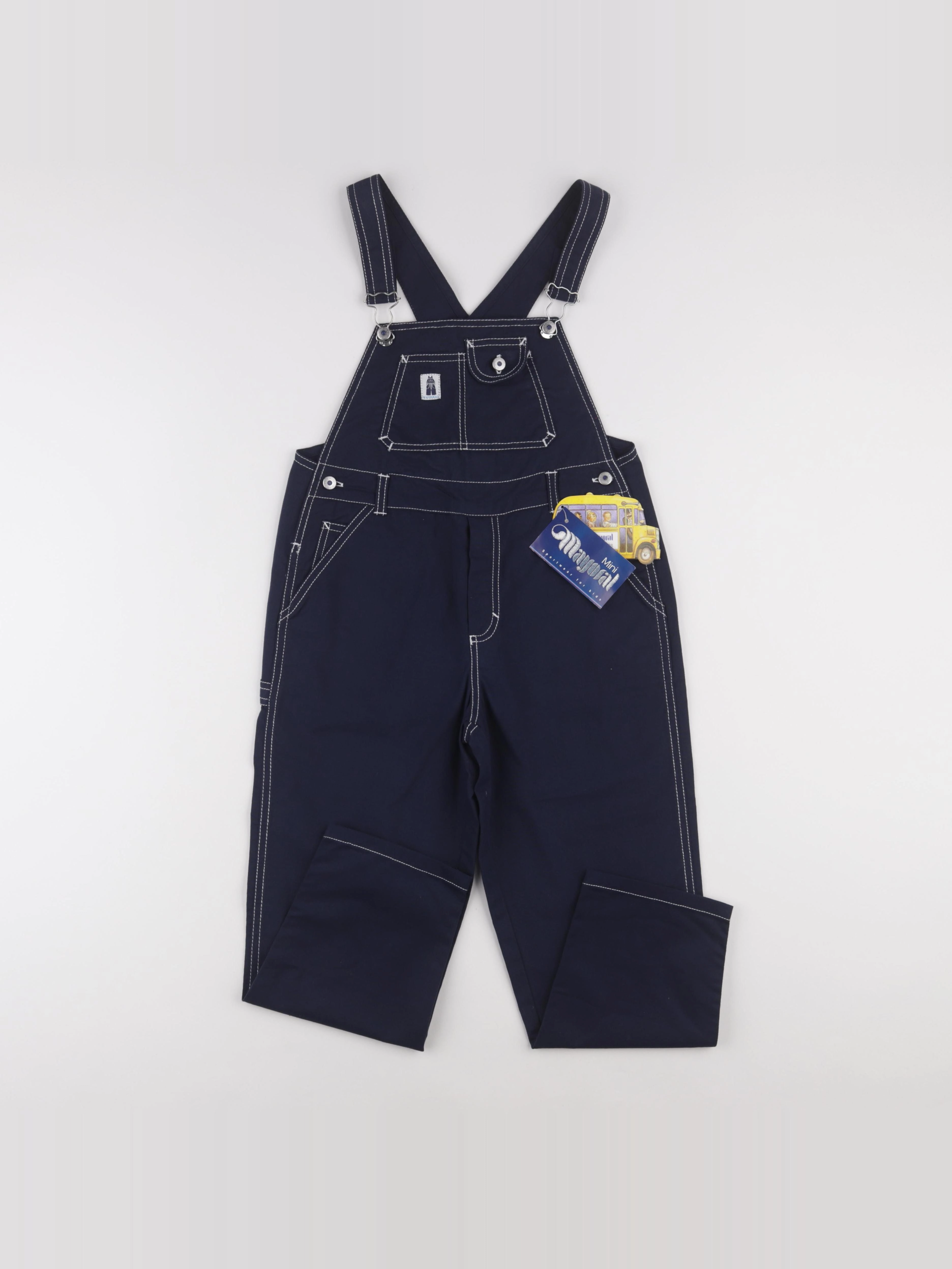Vintage - salopette bleu - 7 ans