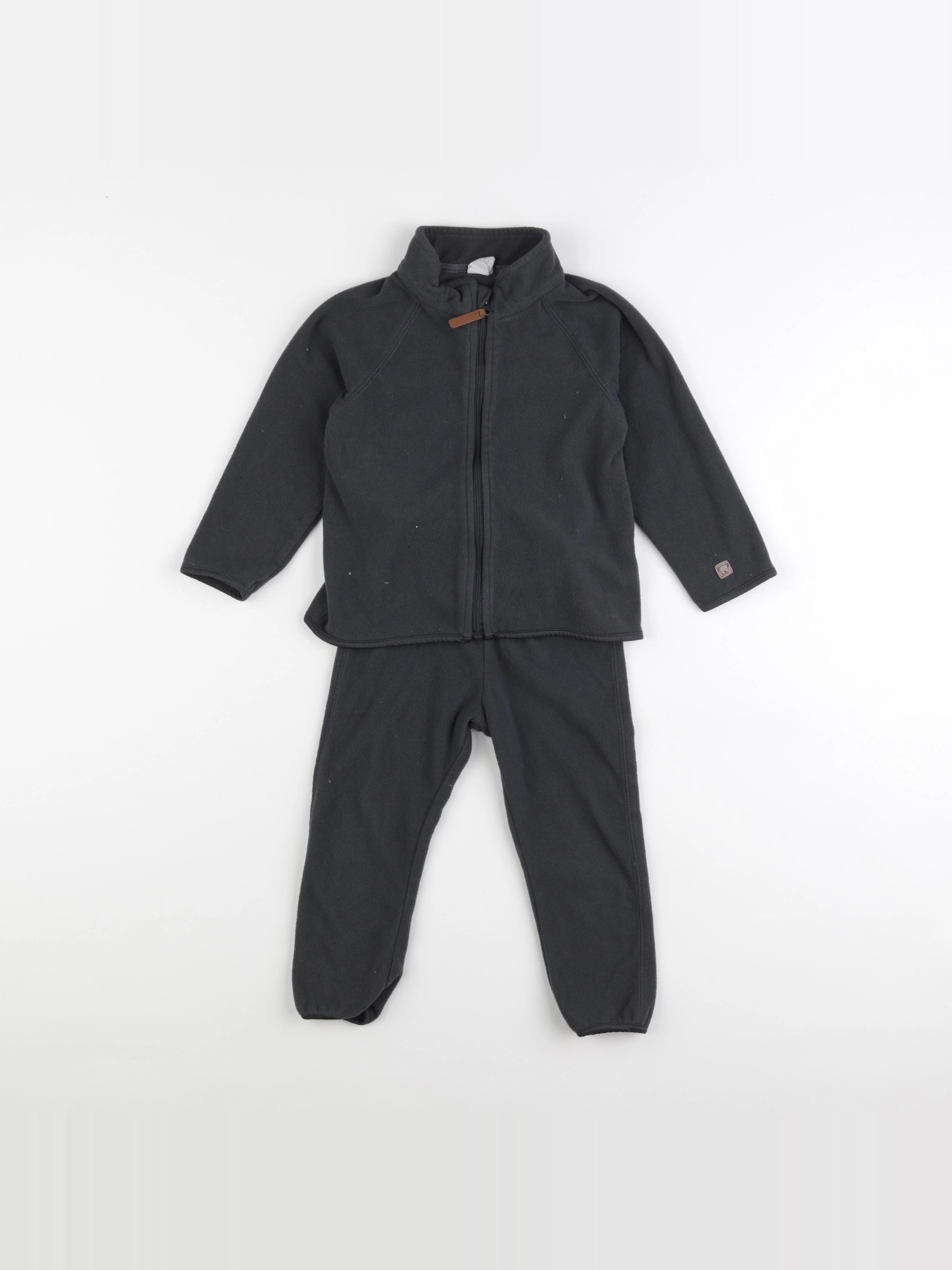 H&M - ensemble gris - 18/24 mois