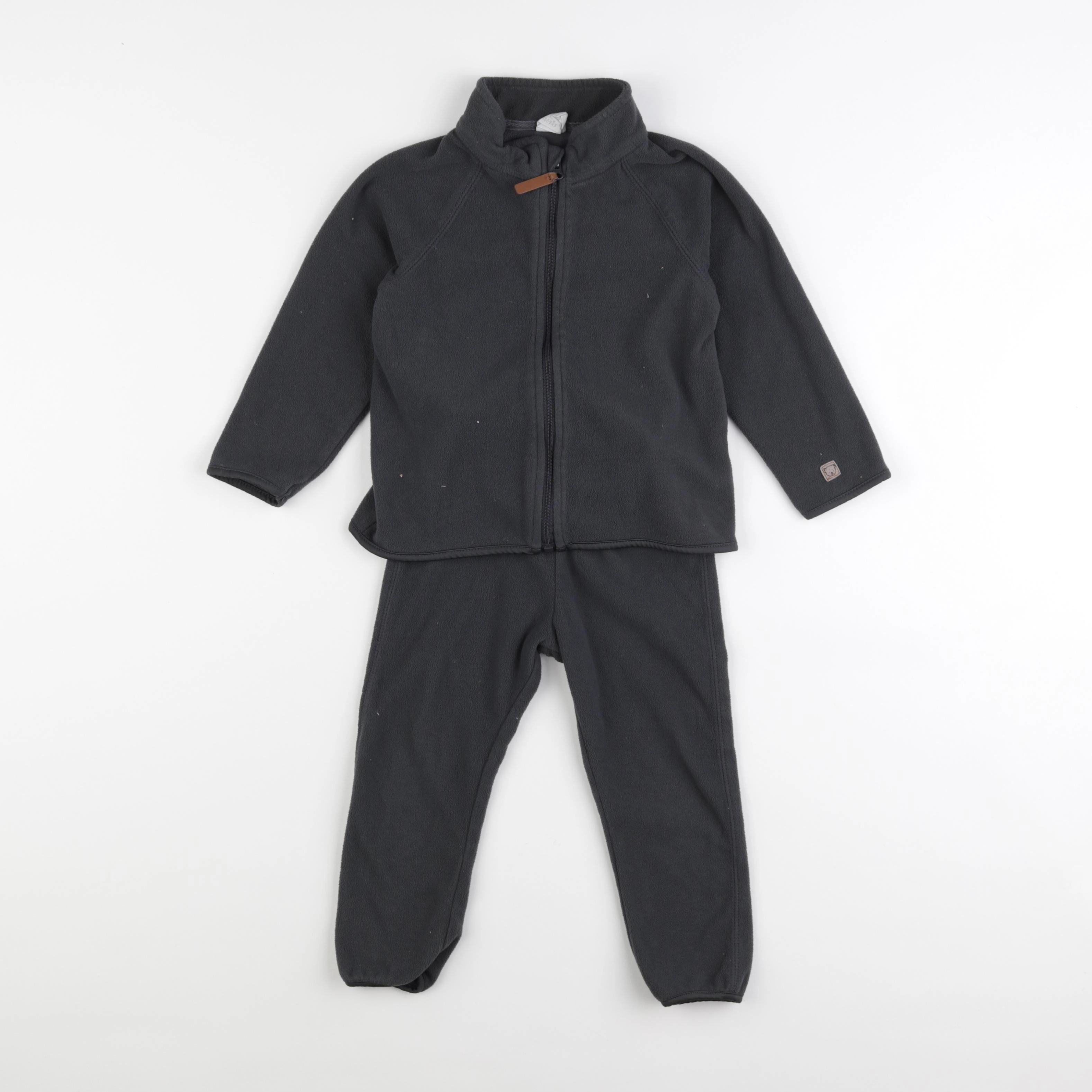 H&M - ensemble gris - 18/24 mois