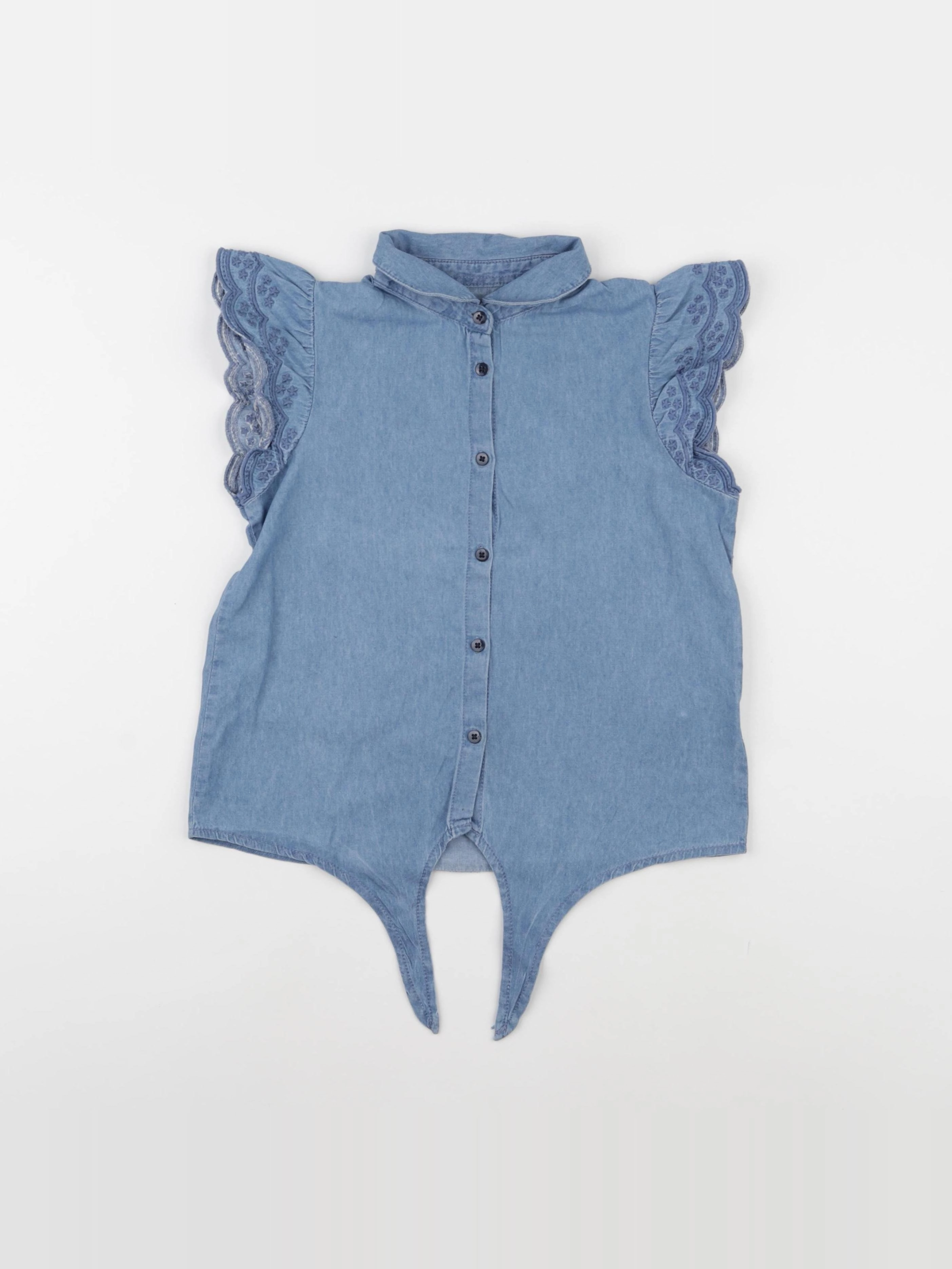 Vertbaudet - chemise bleu - 8 ans