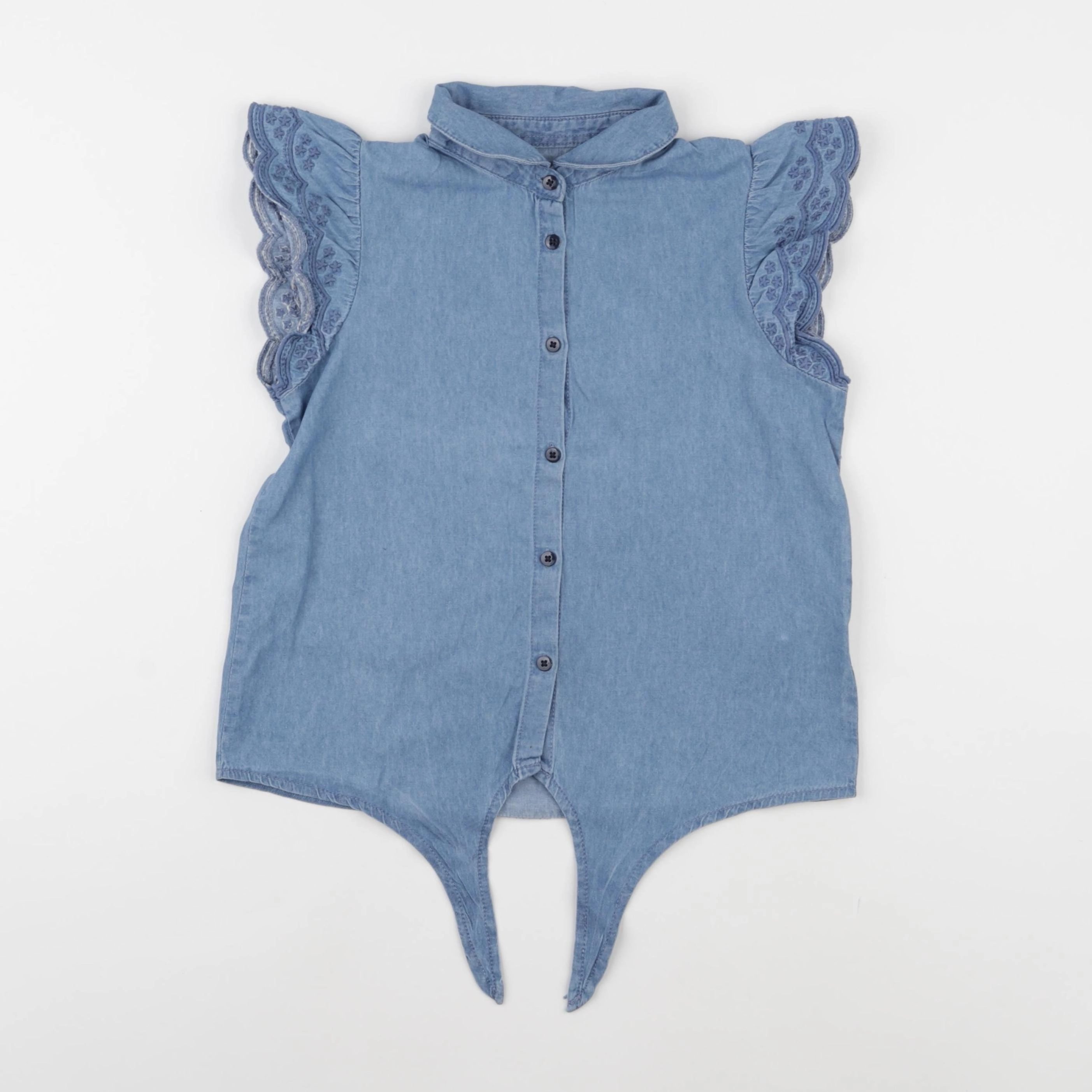 Vertbaudet - chemise bleu - 8 ans