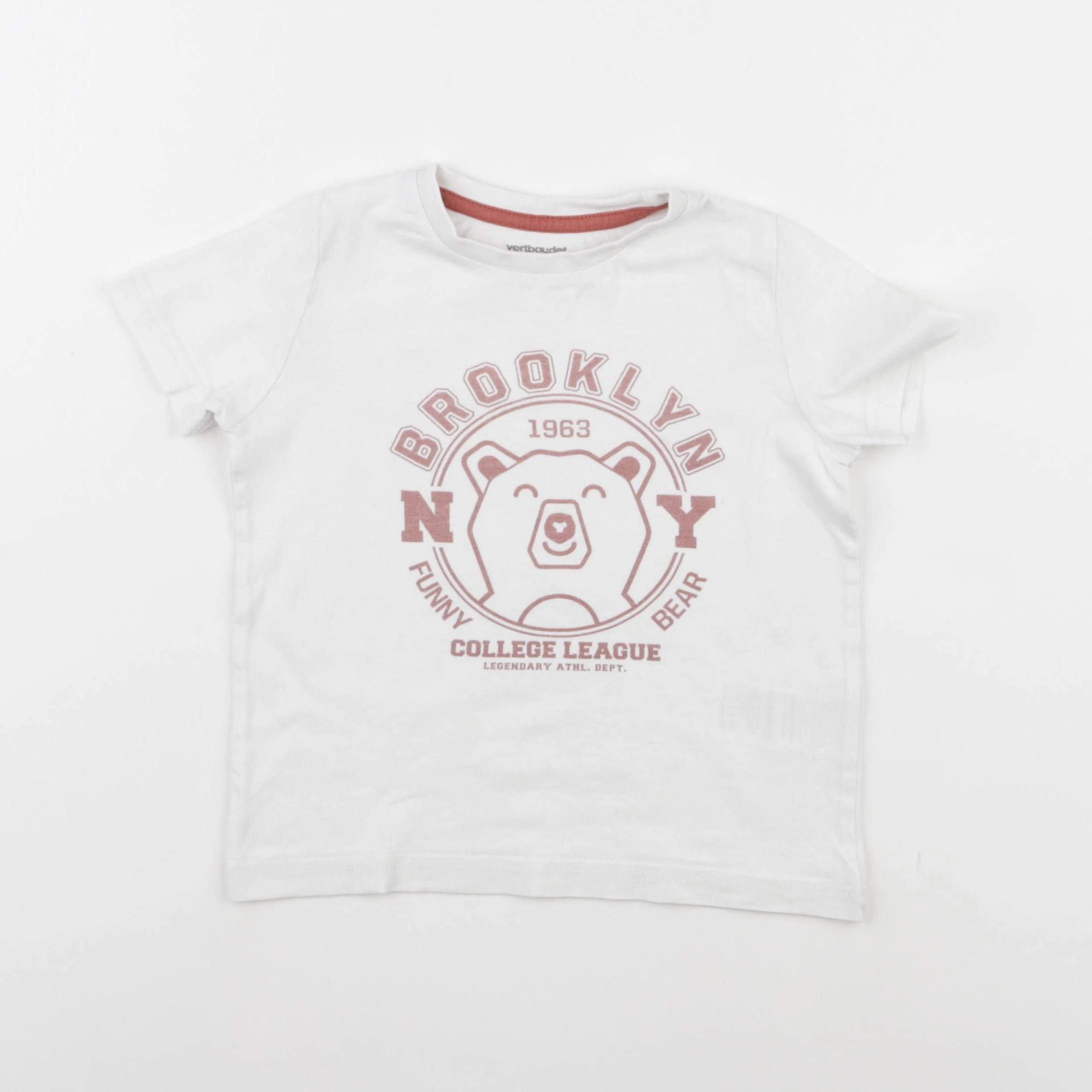 Vertbaudet - tee-shirt blanc - 3 ans