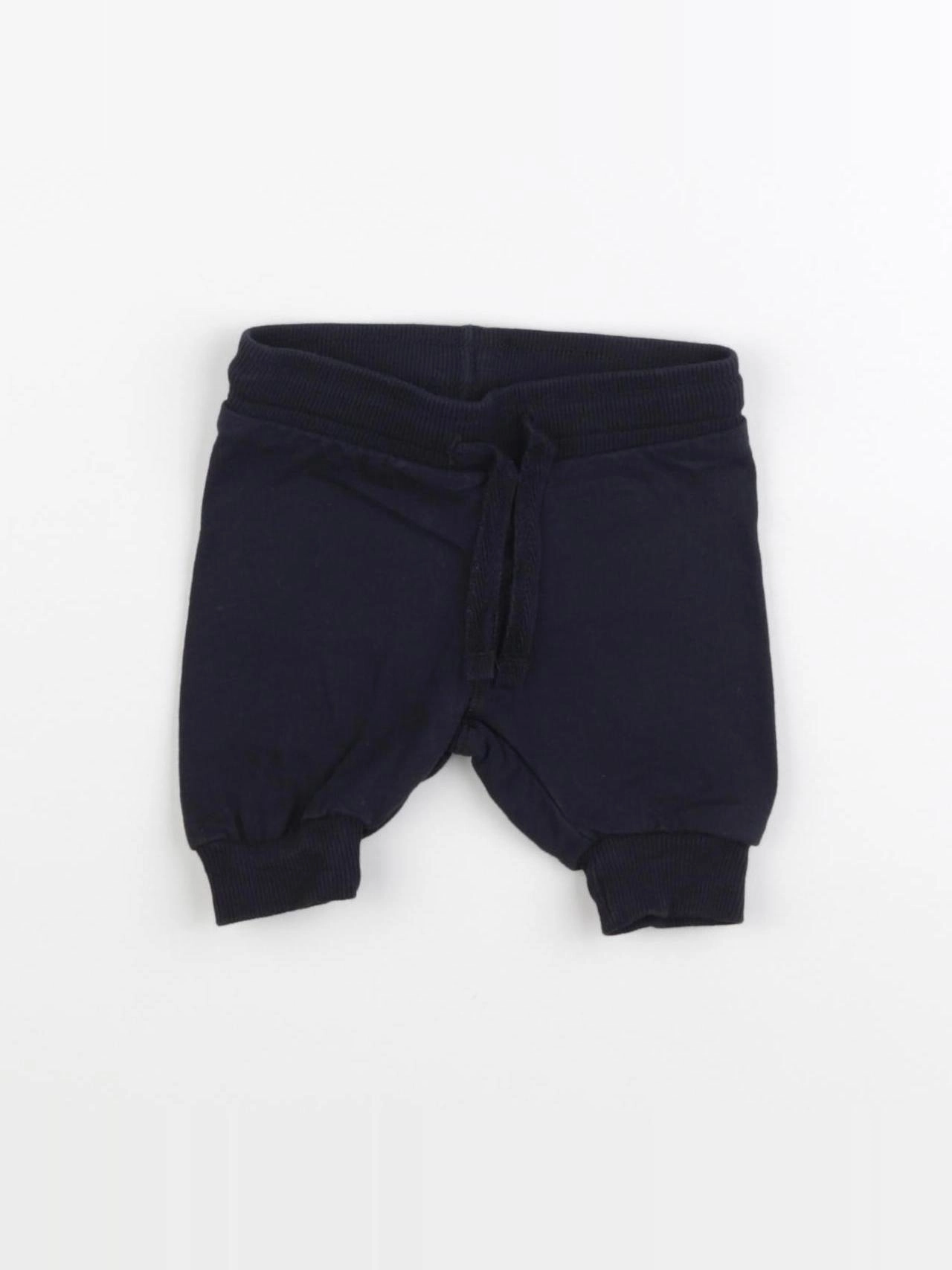 H&M - jogging noir - 0/1 mois