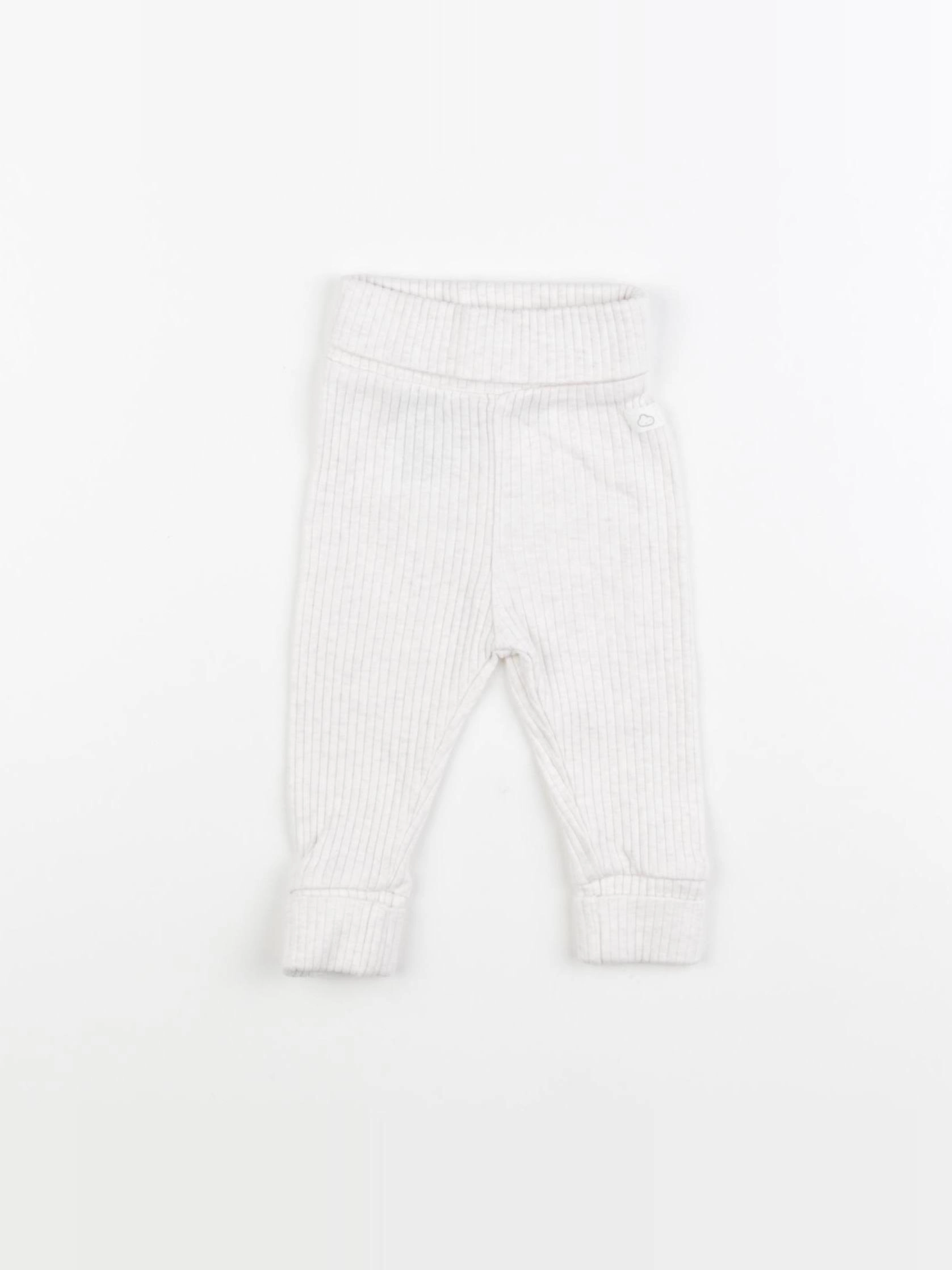H&M - legging beige - 3 mois