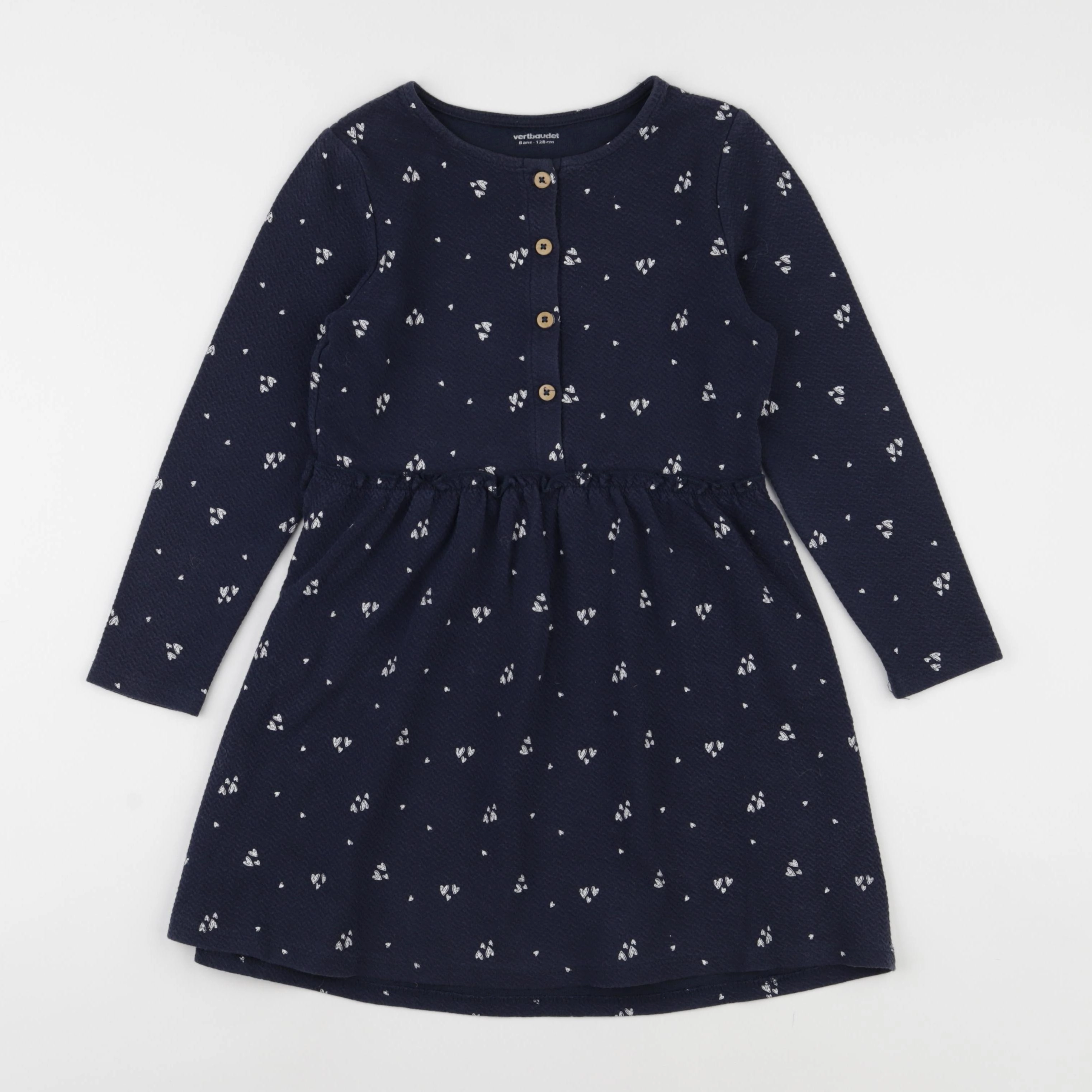 Vertbaudet - robe bleu - 8 ans