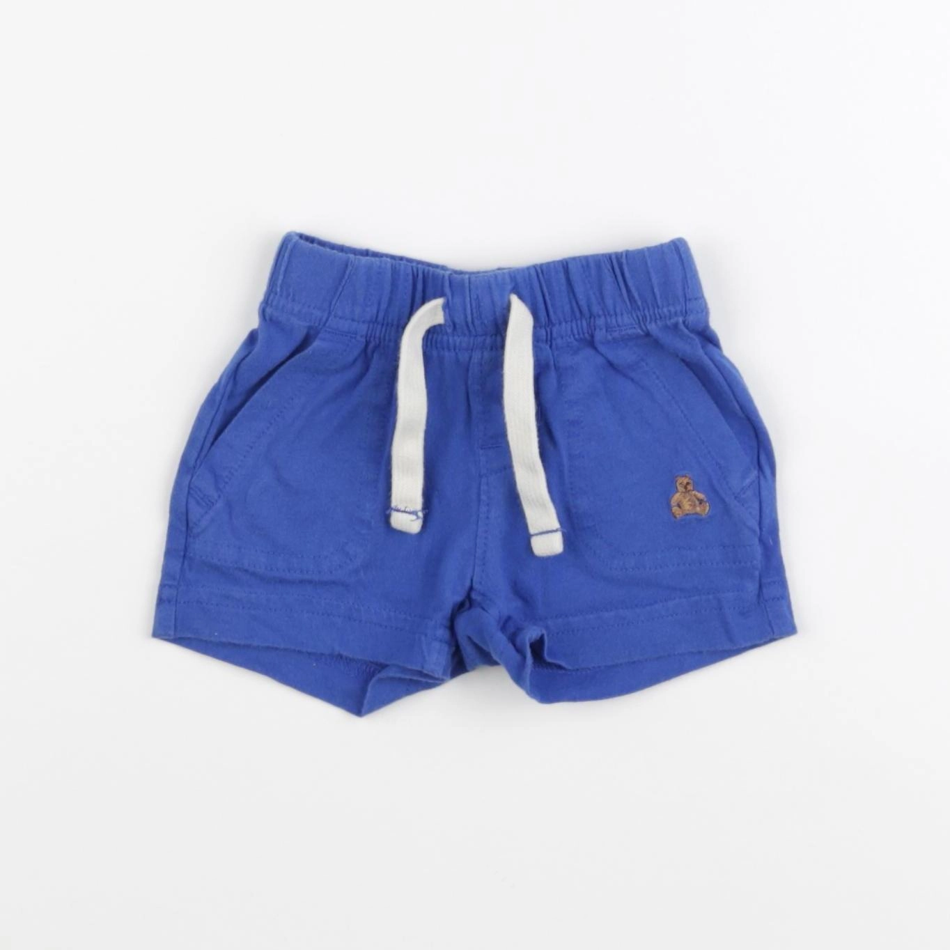 GAP - short bleu - 0/3 mois