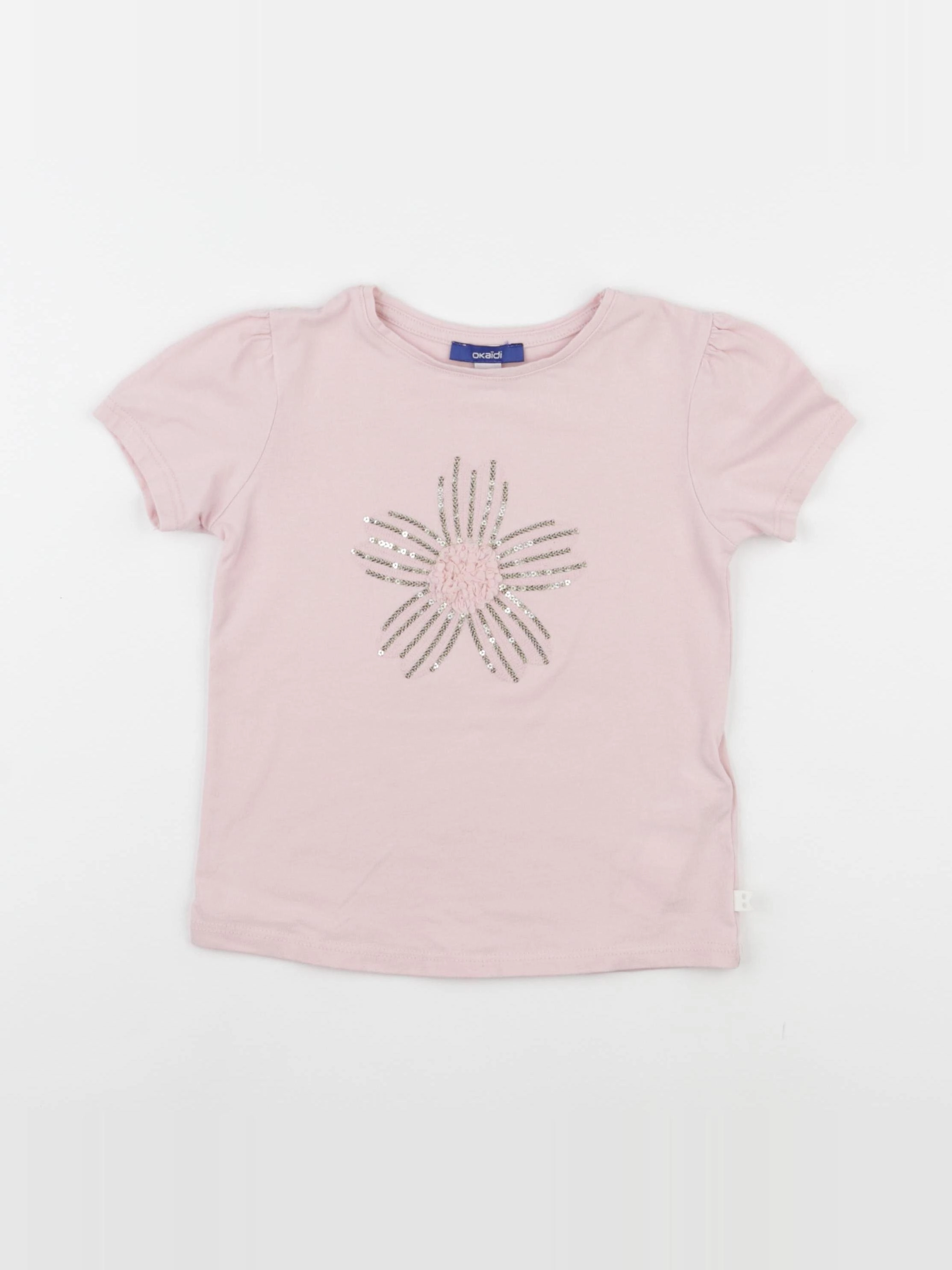 Okaidi - tee-shirt rose - 5 ans